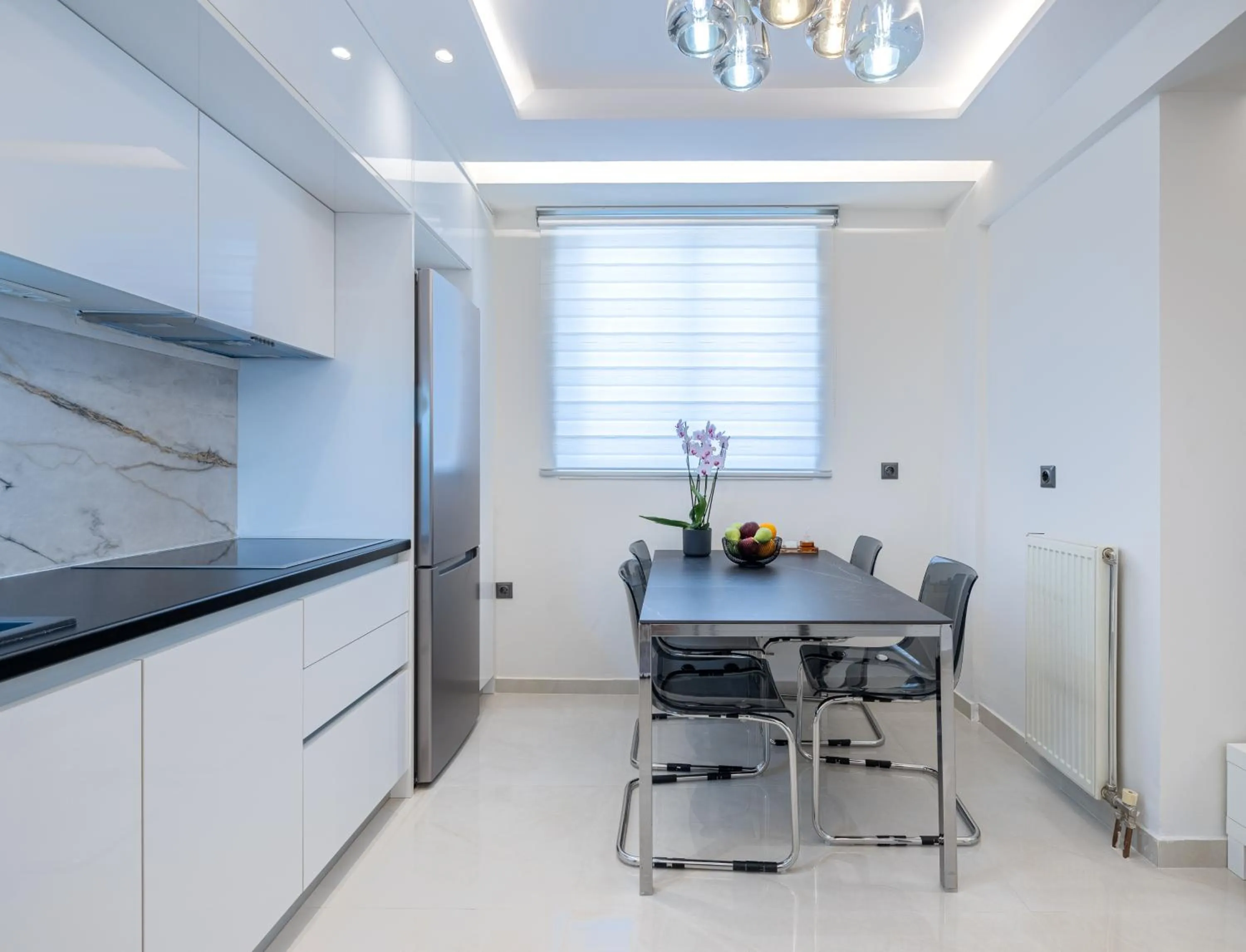 Kitchen or kitchenette in Acropolis Cozy Apartments