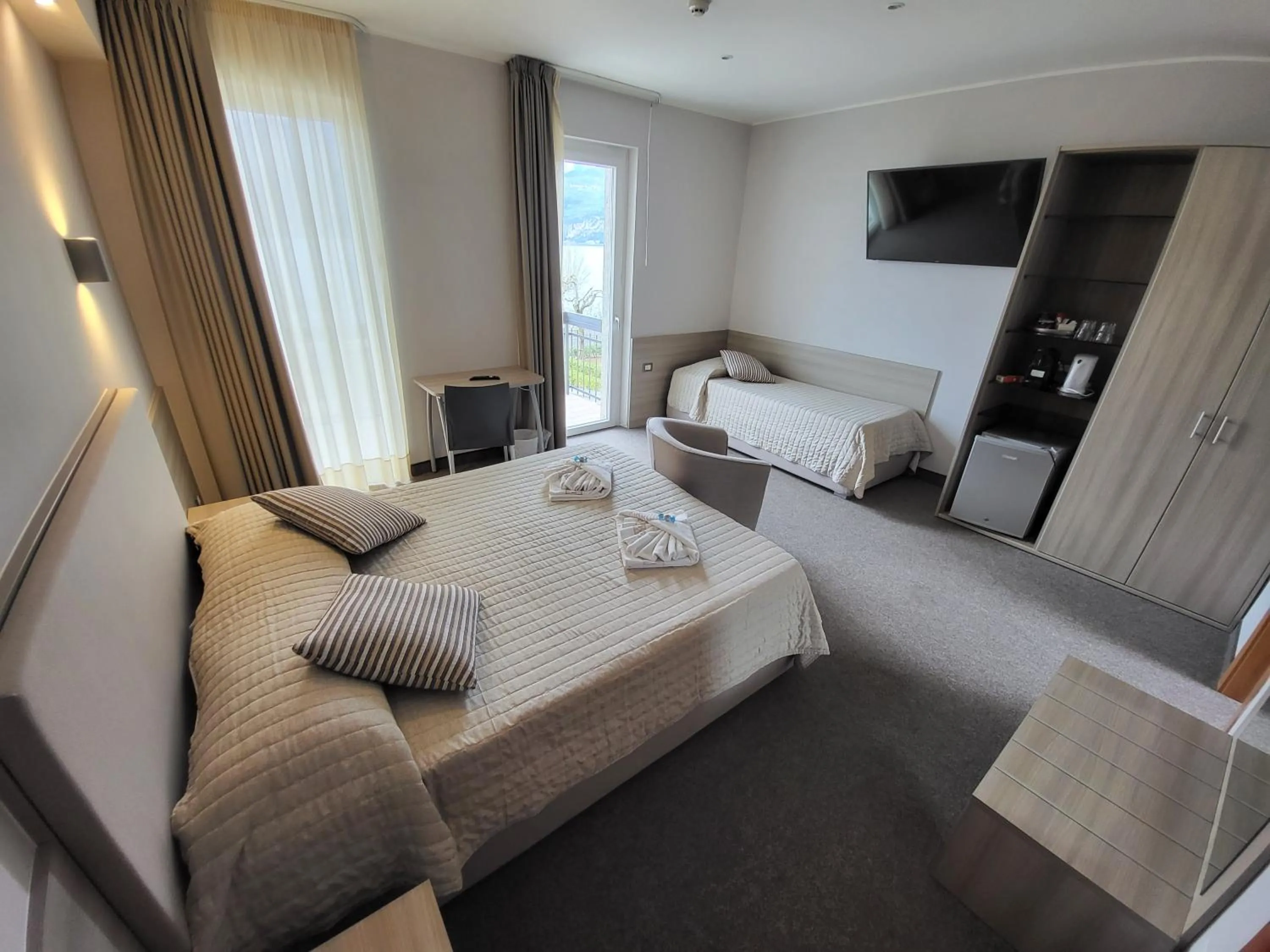 Bed in Hotel Garni Rosmari