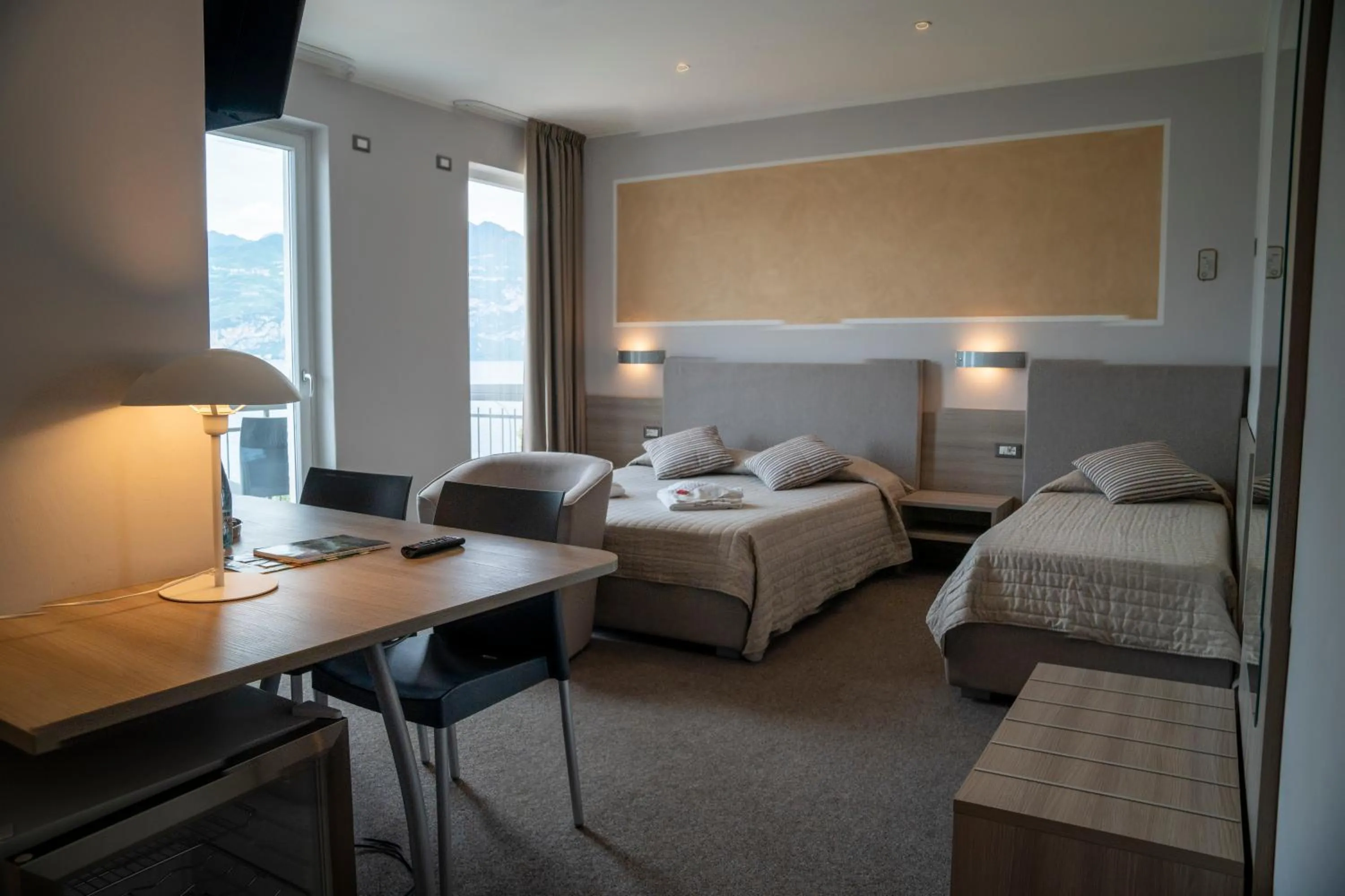 Bed in Hotel Garni Rosmari