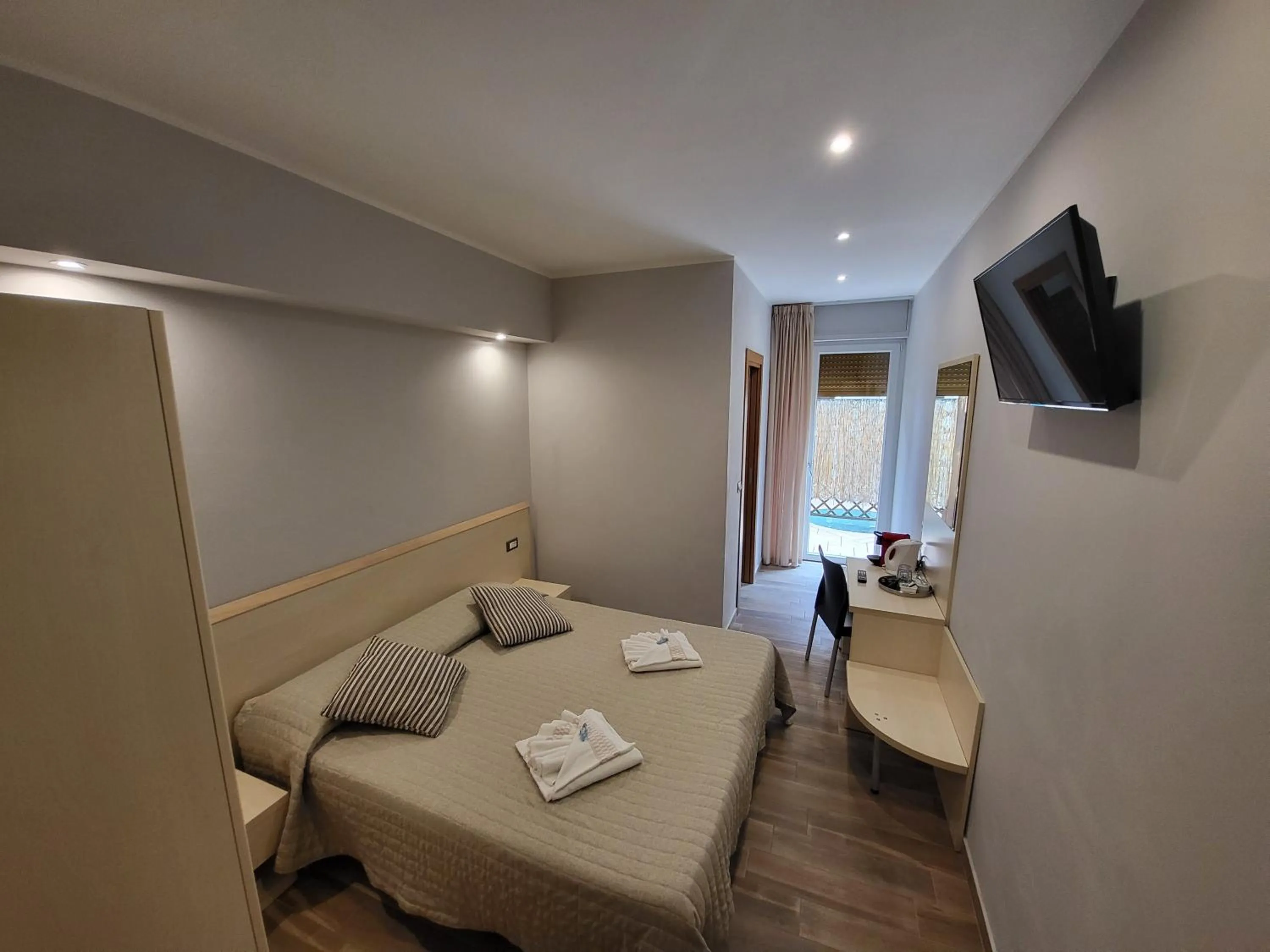 Bed in Hotel Garni Rosmari