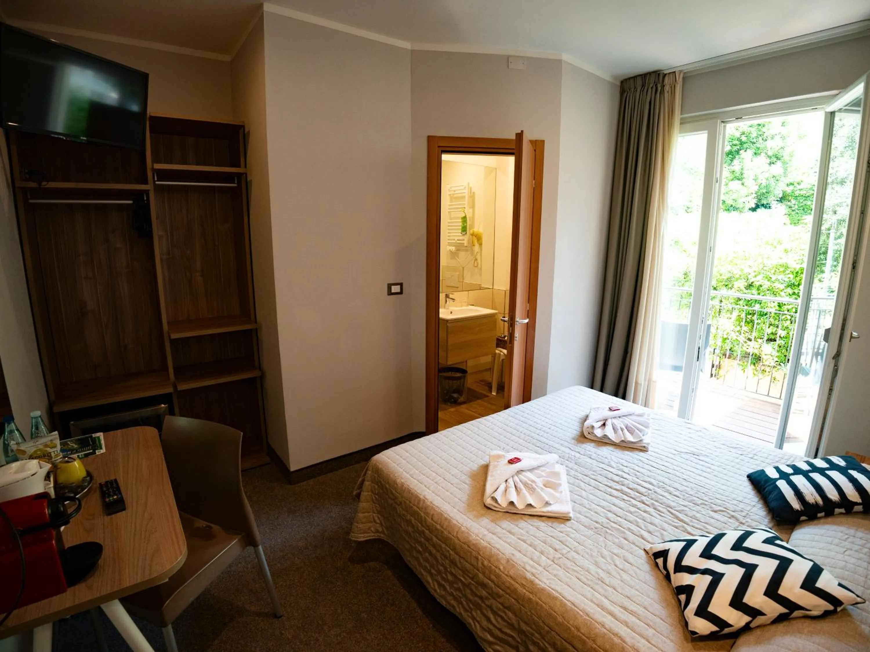 Bed in Hotel Garni Rosmari