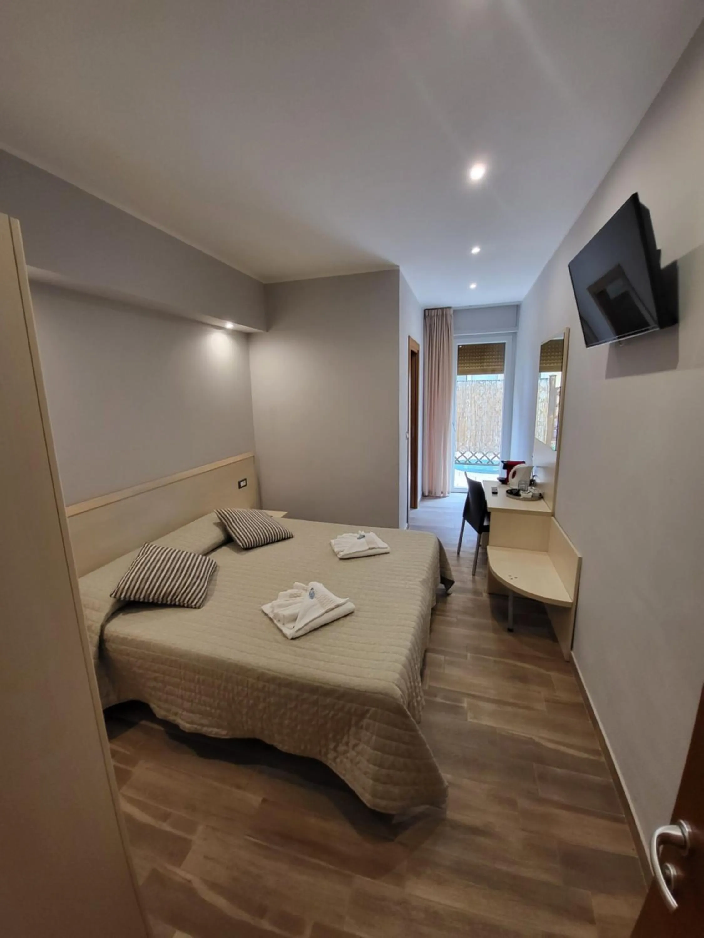 Bed in Hotel Garni Rosmari