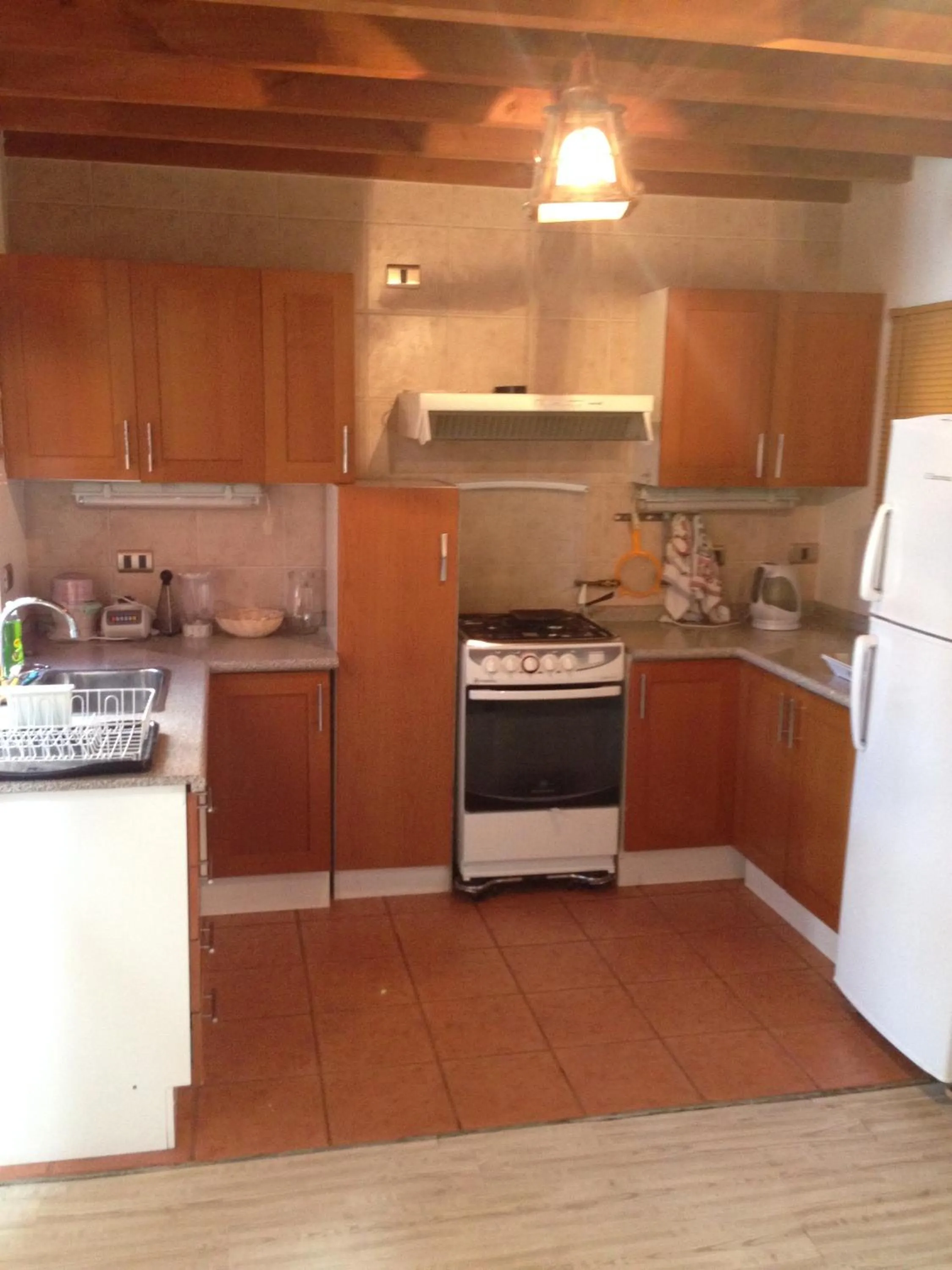 Kitchen or kitchenette in Cabañas del Teatro Frutillar