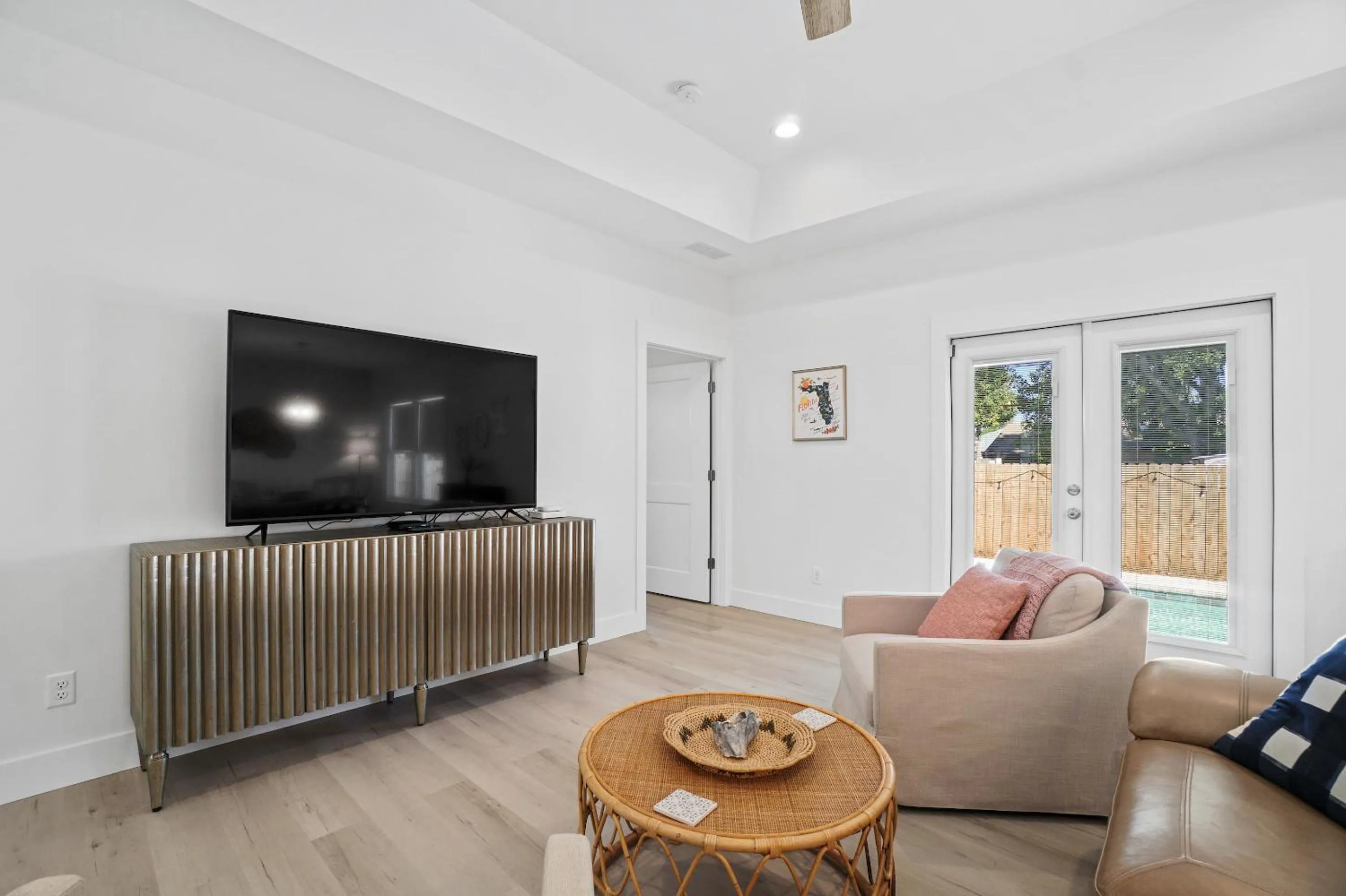 TV and multimedia in Beach House w/Private Pool - The Sanderling