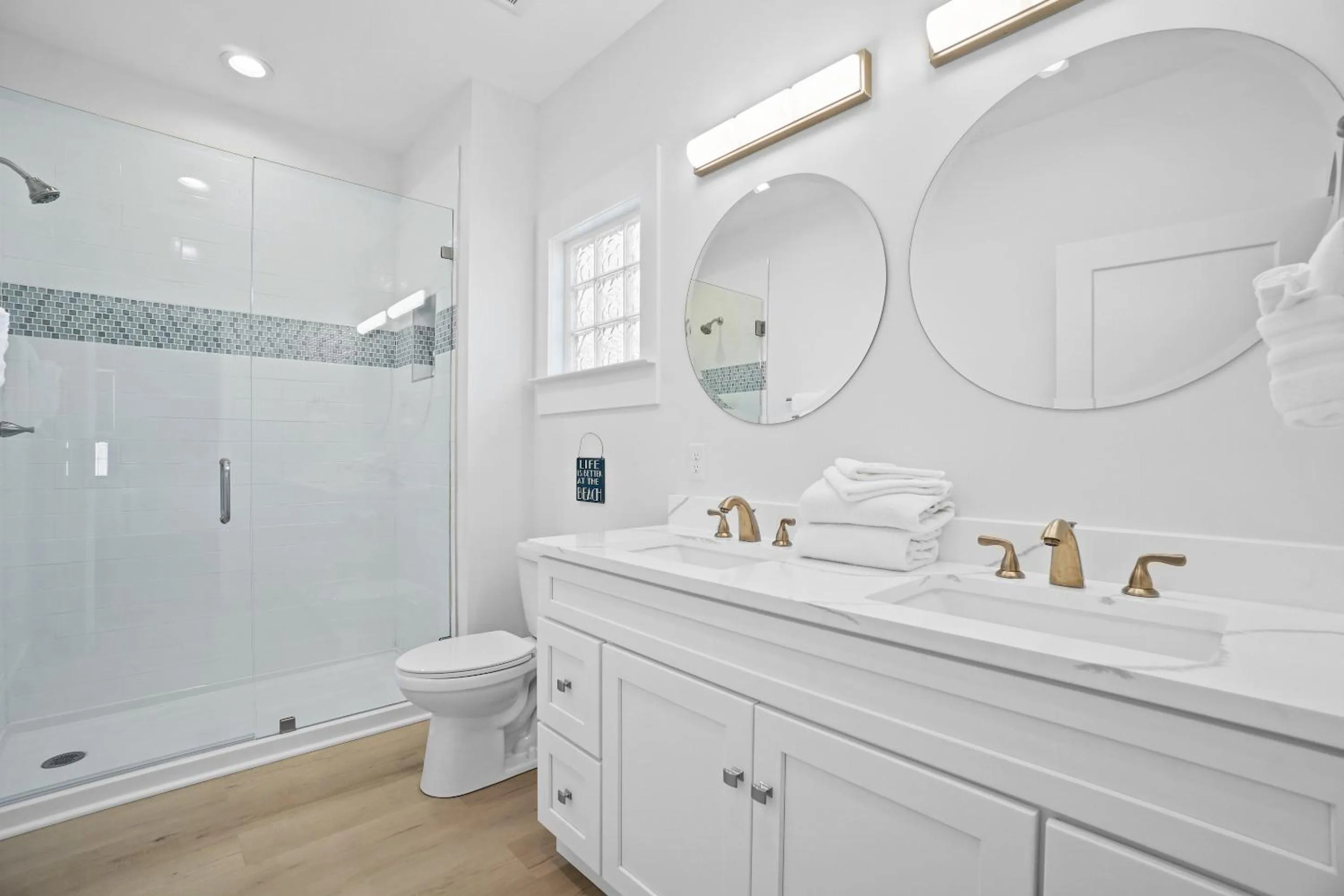 Shower in Beach House w/Private Pool - The Sanderling