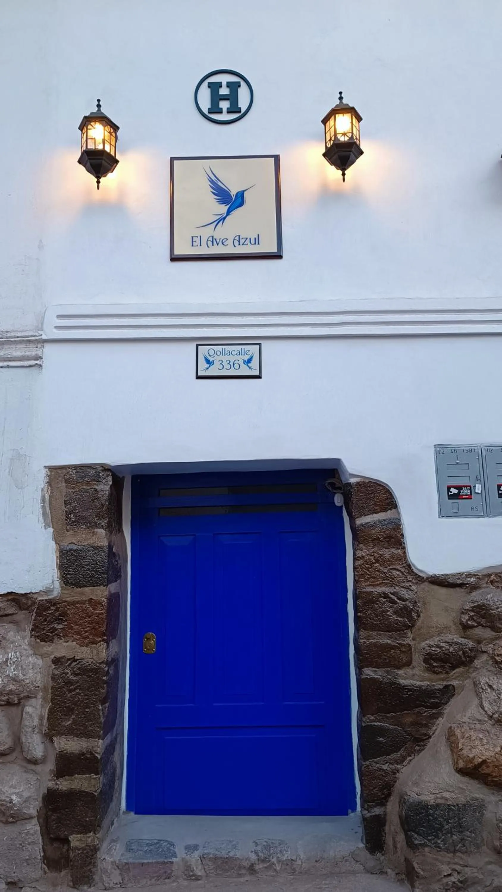 Property logo or sign in El Ave Azul Boutique Hotel Cusco