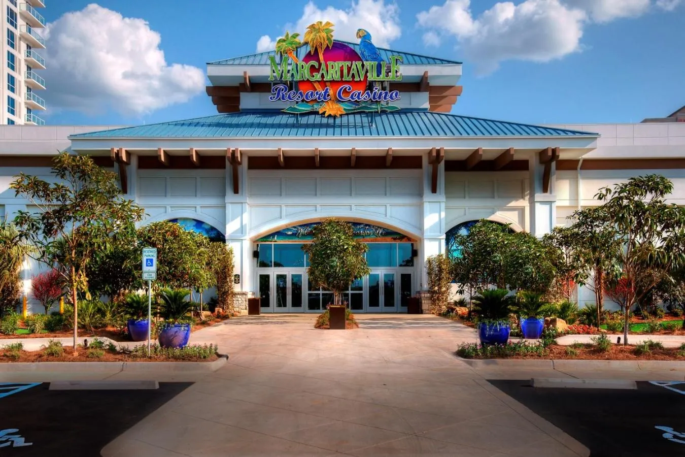 Property building in Margaritaville Resort Casino