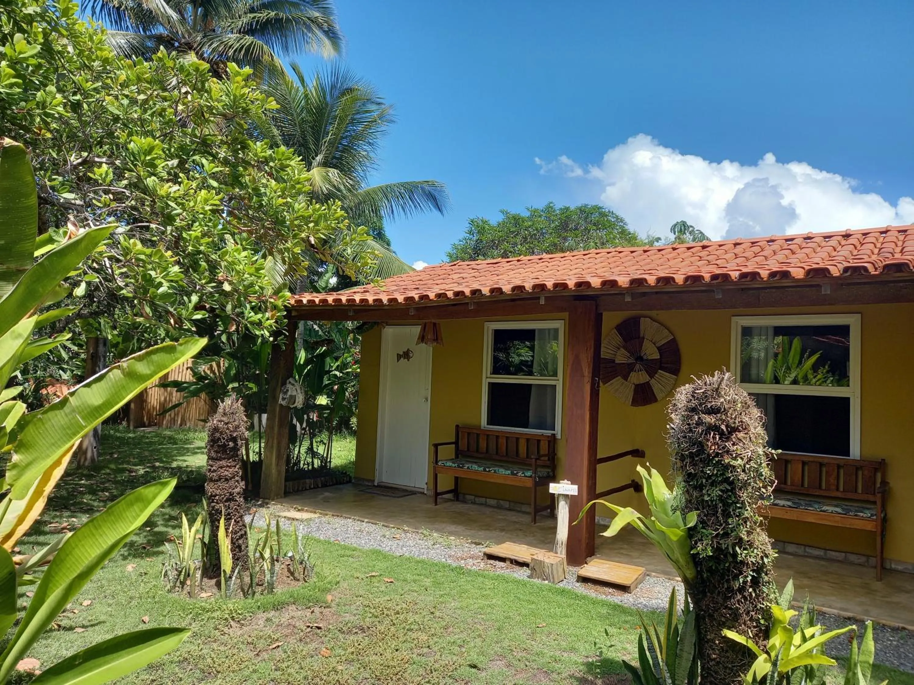 Garden view in Cais Dourado Pousada