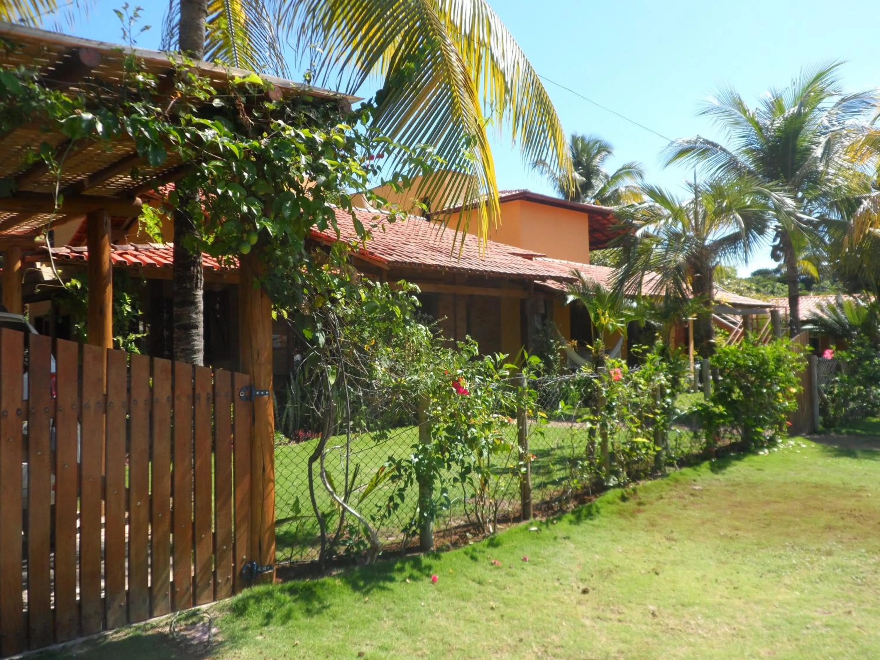 Garden view in Cais Dourado Pousada