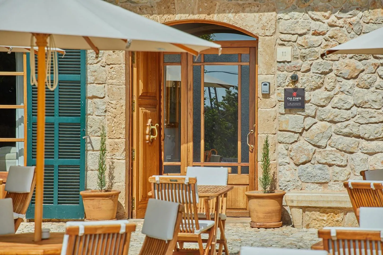 Patio in Cas Comte Suites & Spa - Adults Only