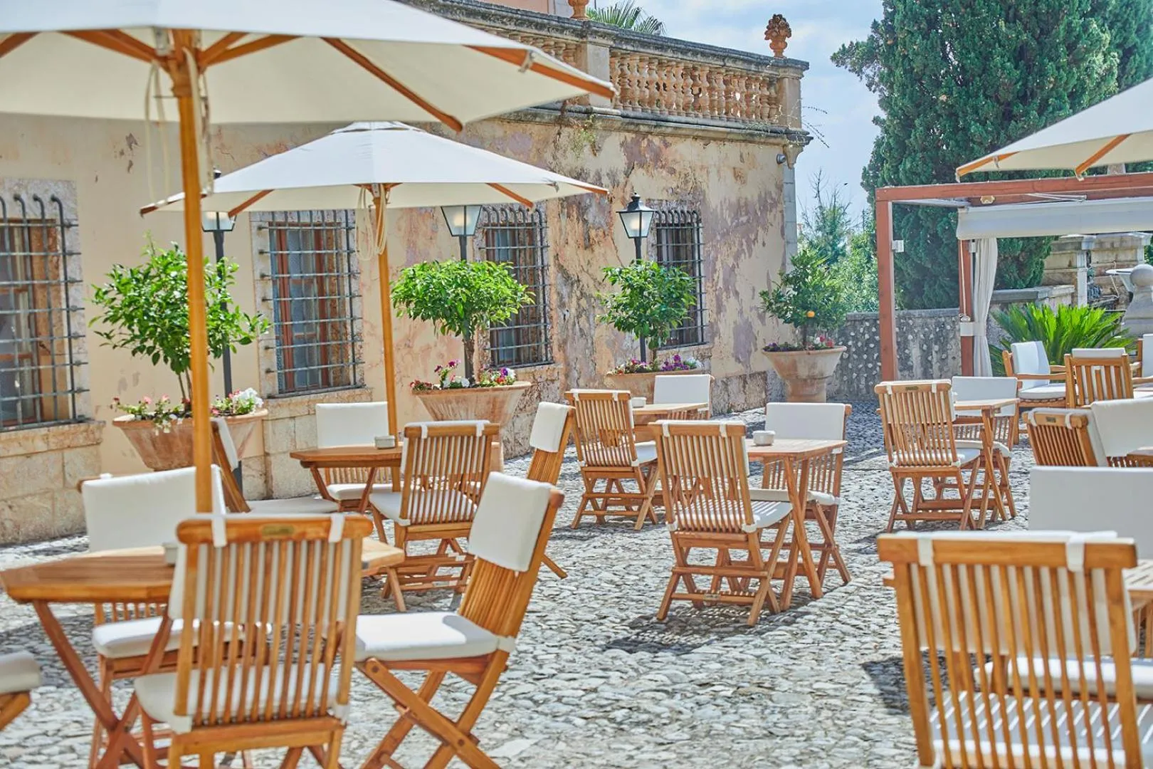 Patio in Cas Comte Suites & Spa - Adults Only