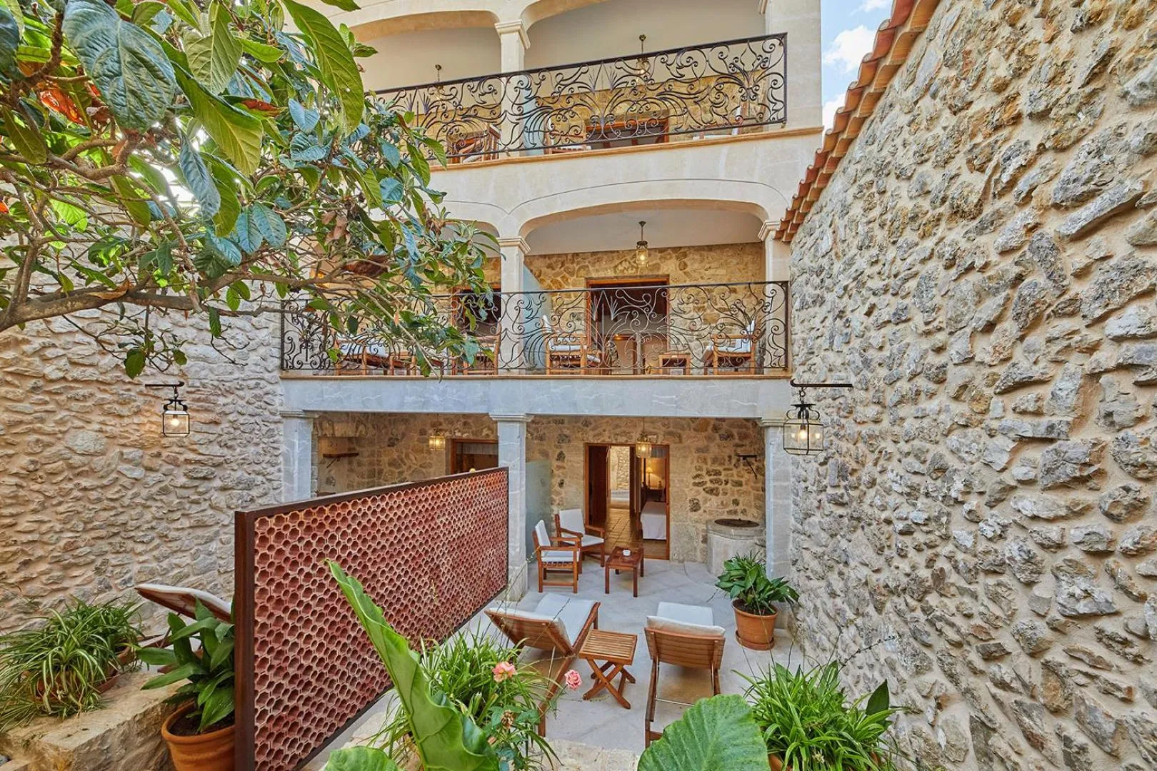 Patio in Cas Comte Suites & Spa - Adults Only