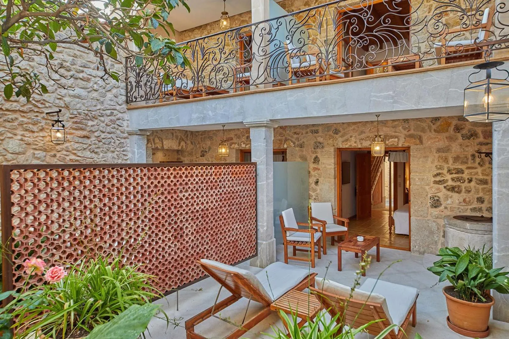 Patio in Cas Comte Suites & Spa - Adults Only