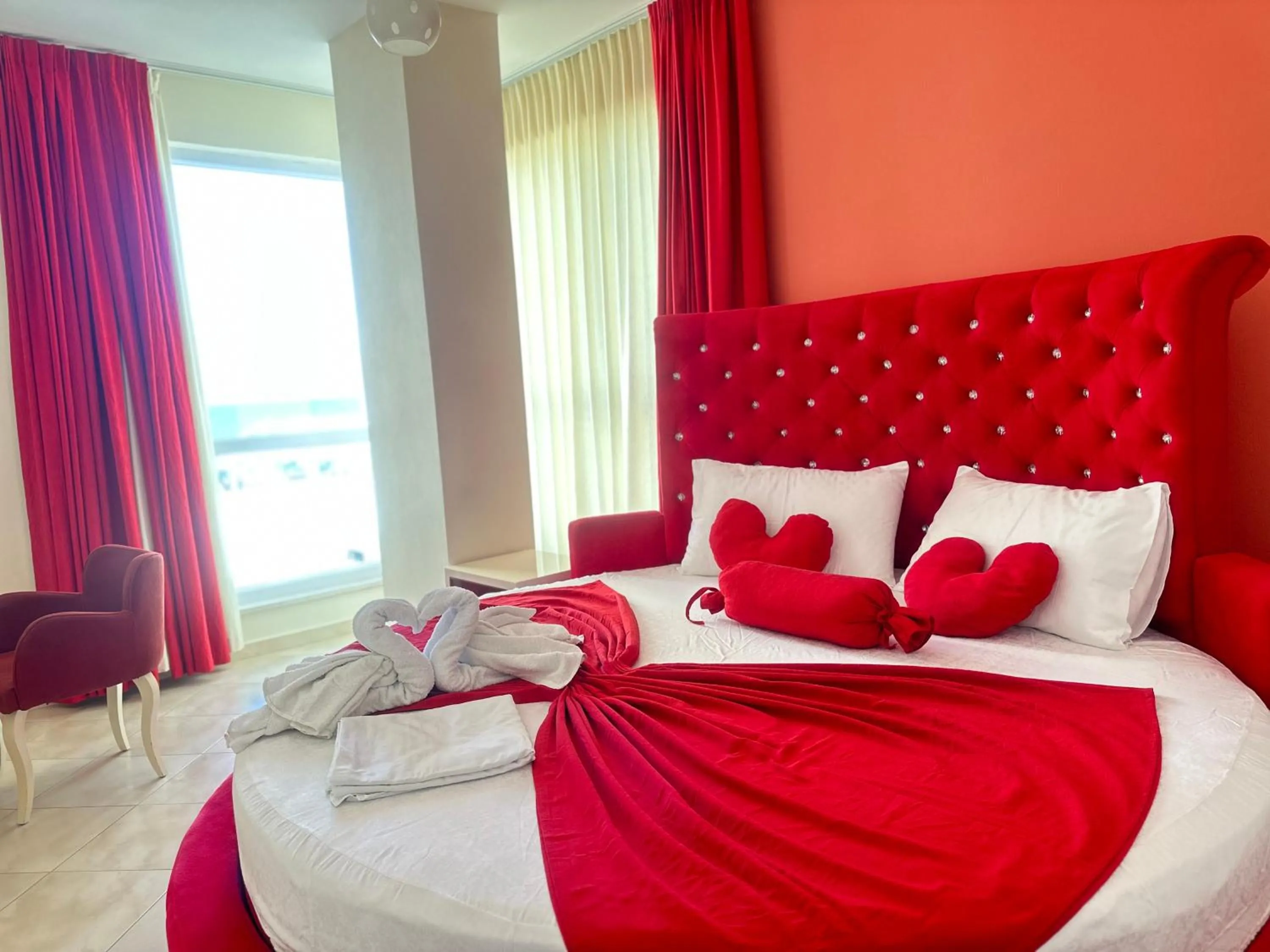 Bed in Hotel Garden