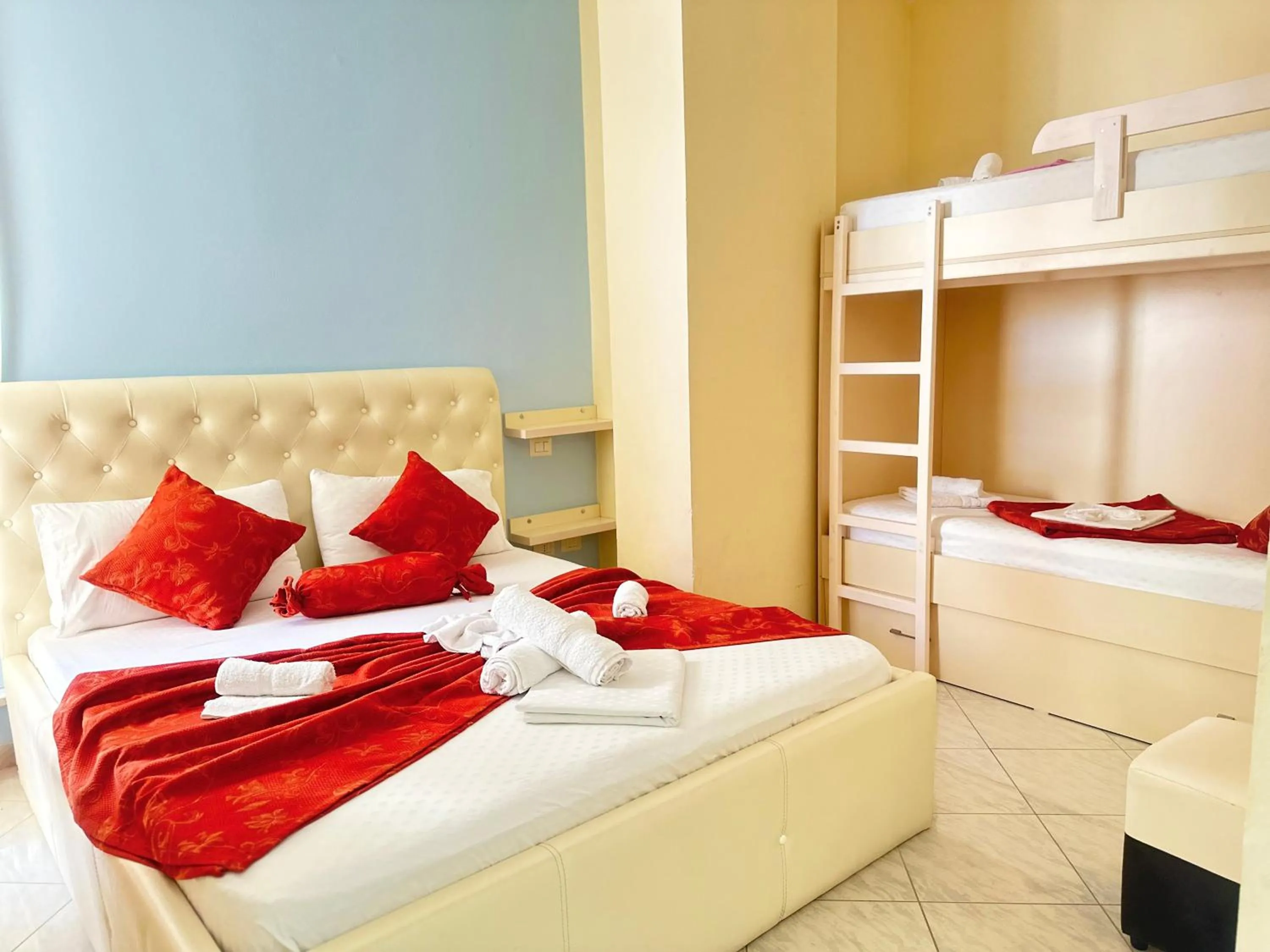 Bed in Hotel Garden