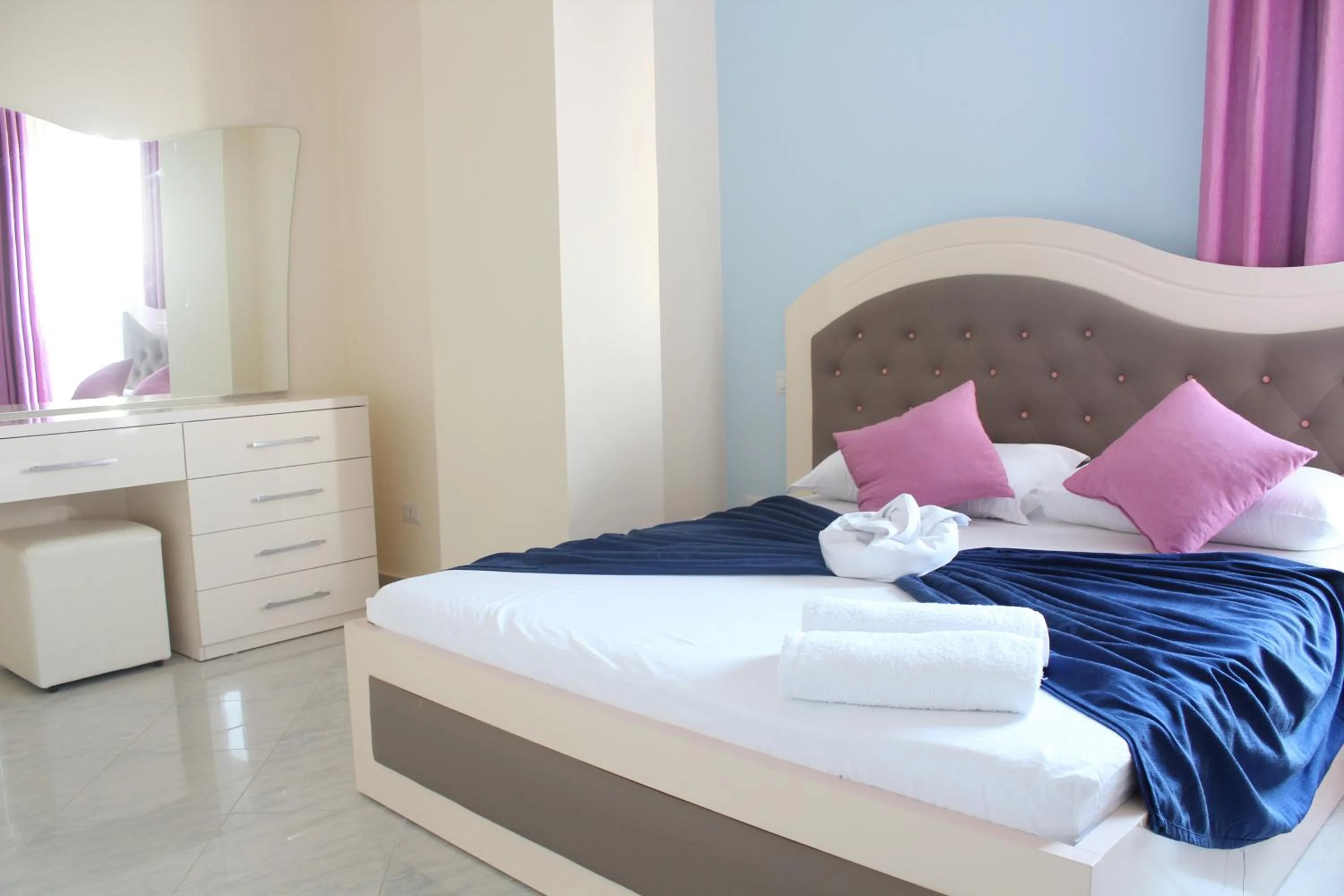 Bed in Hotel Garden