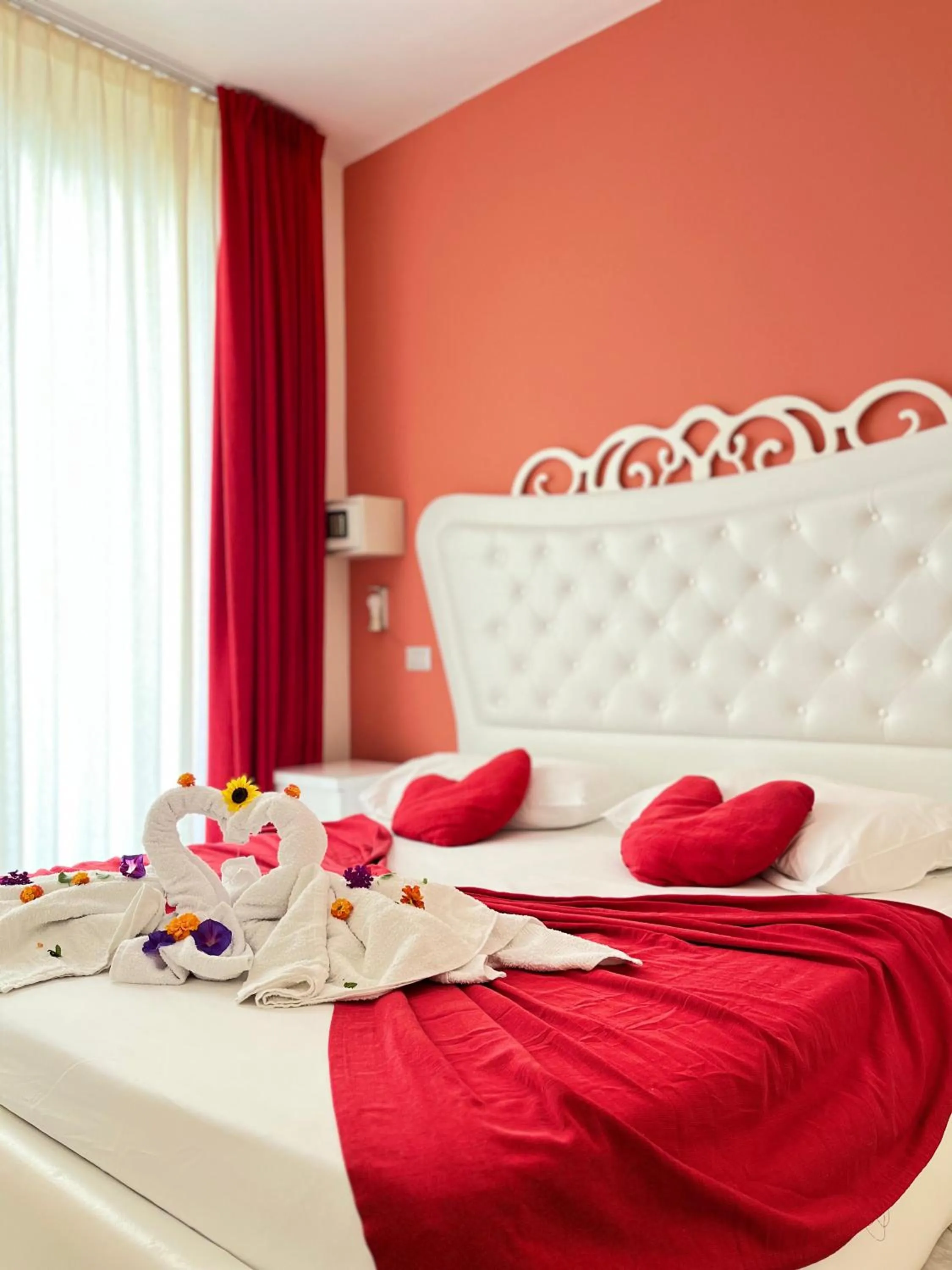 Bed in Hotel Garden