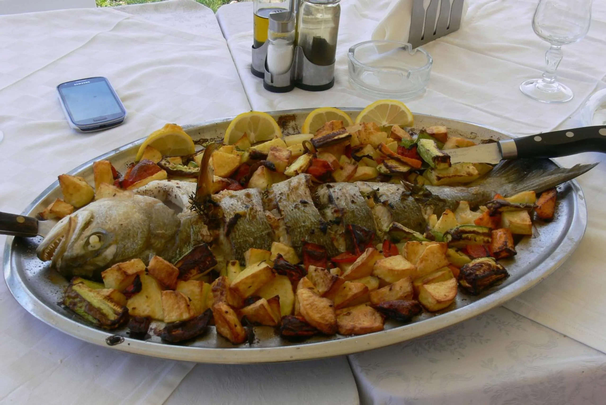 Dinner in Hotel Garden