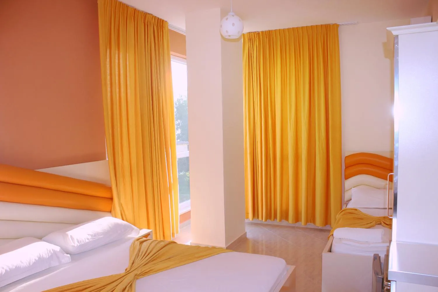 Bed in Hotel Garden