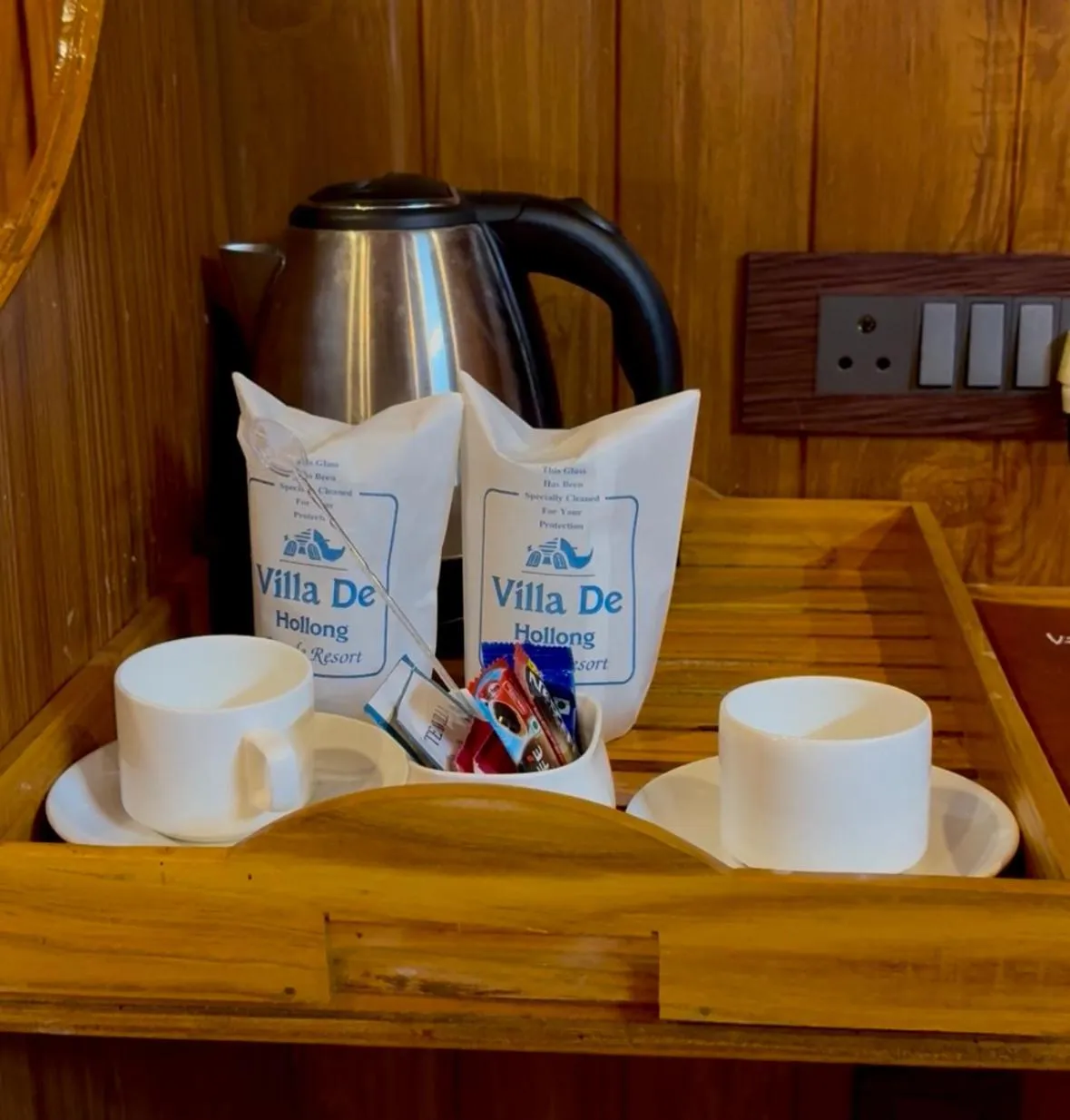 Coffee/tea facilities in Villa de hollong