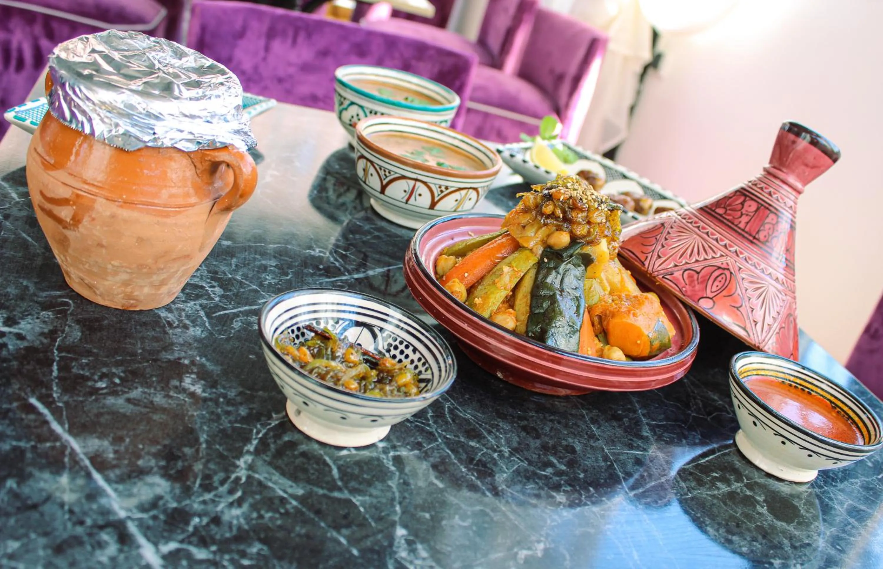 Food in Majorel Pearl Hotel-Riad-Restaurant Piscine&Spa