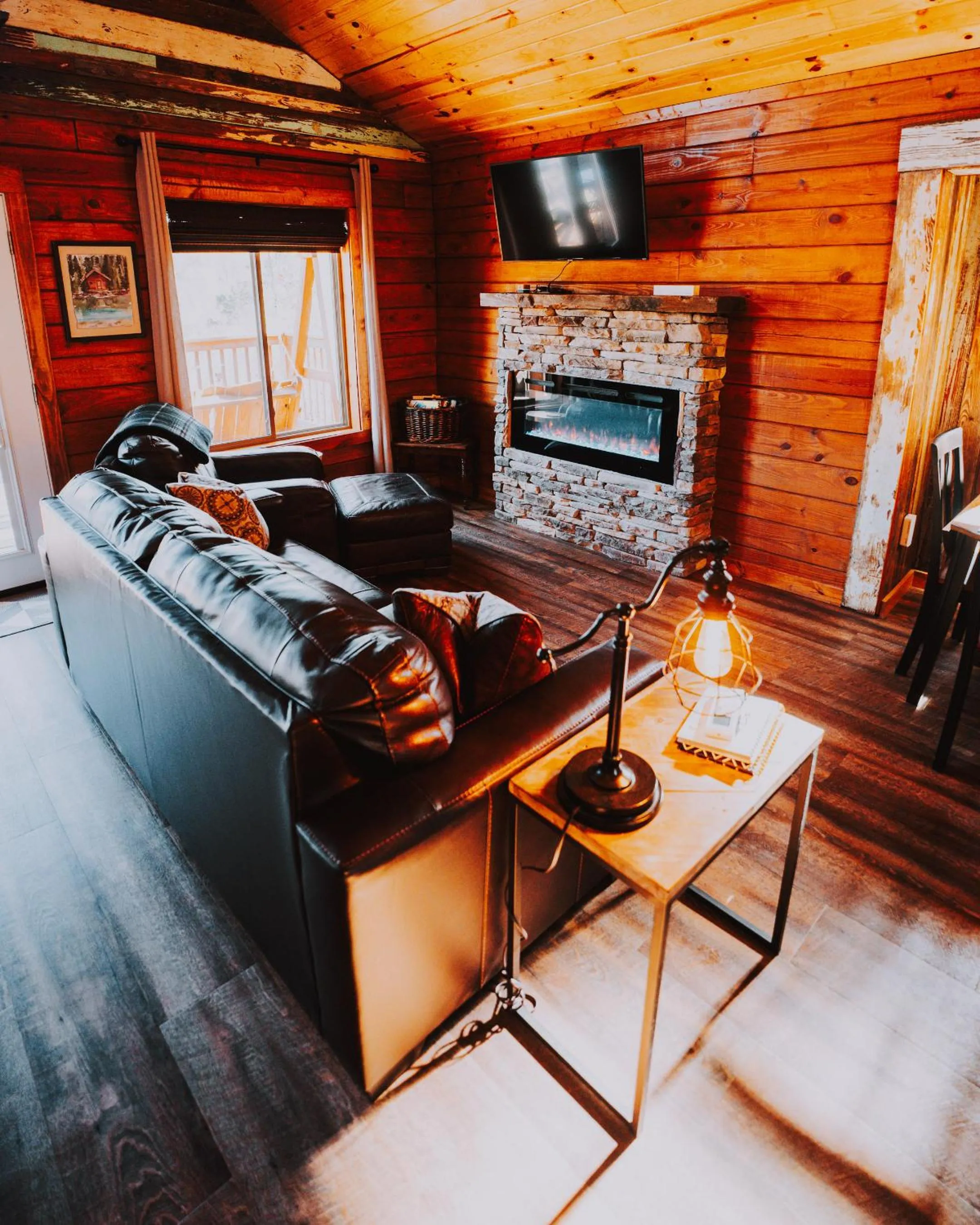 Living room in Starlight Haven Hot Springs