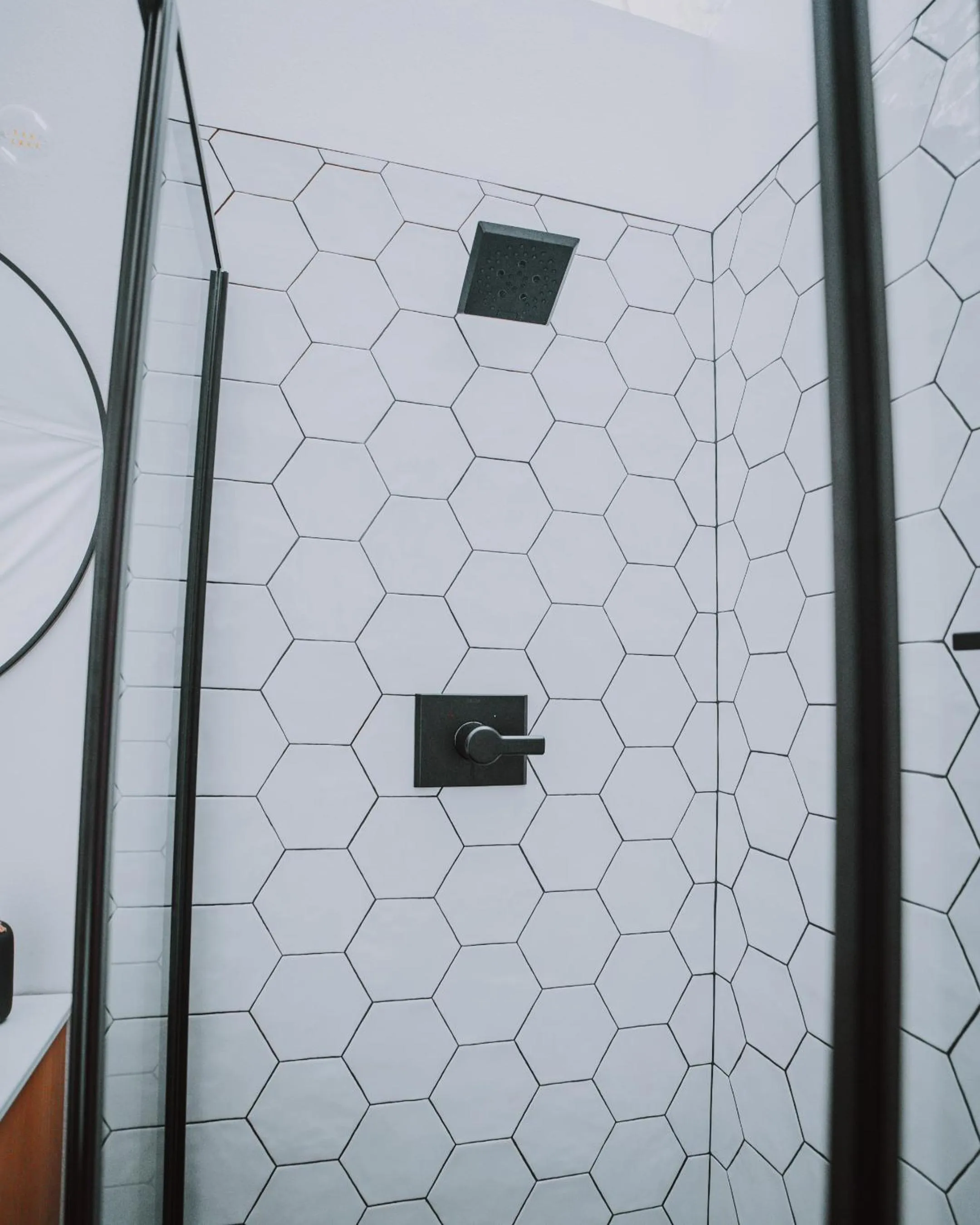 Shower in Starlight Haven Hot Springs