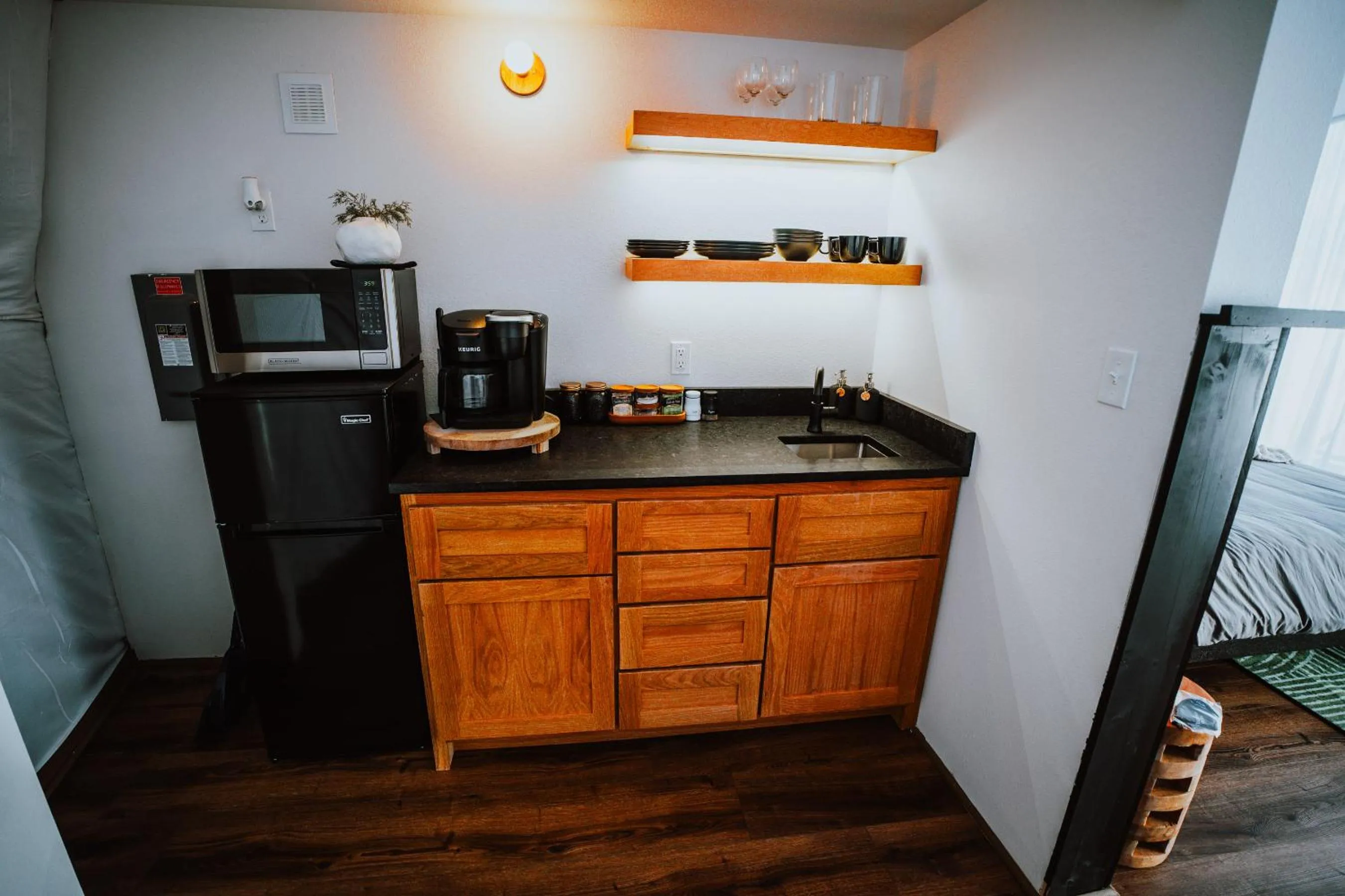 Kitchen or kitchenette in Starlight Haven Hot Springs