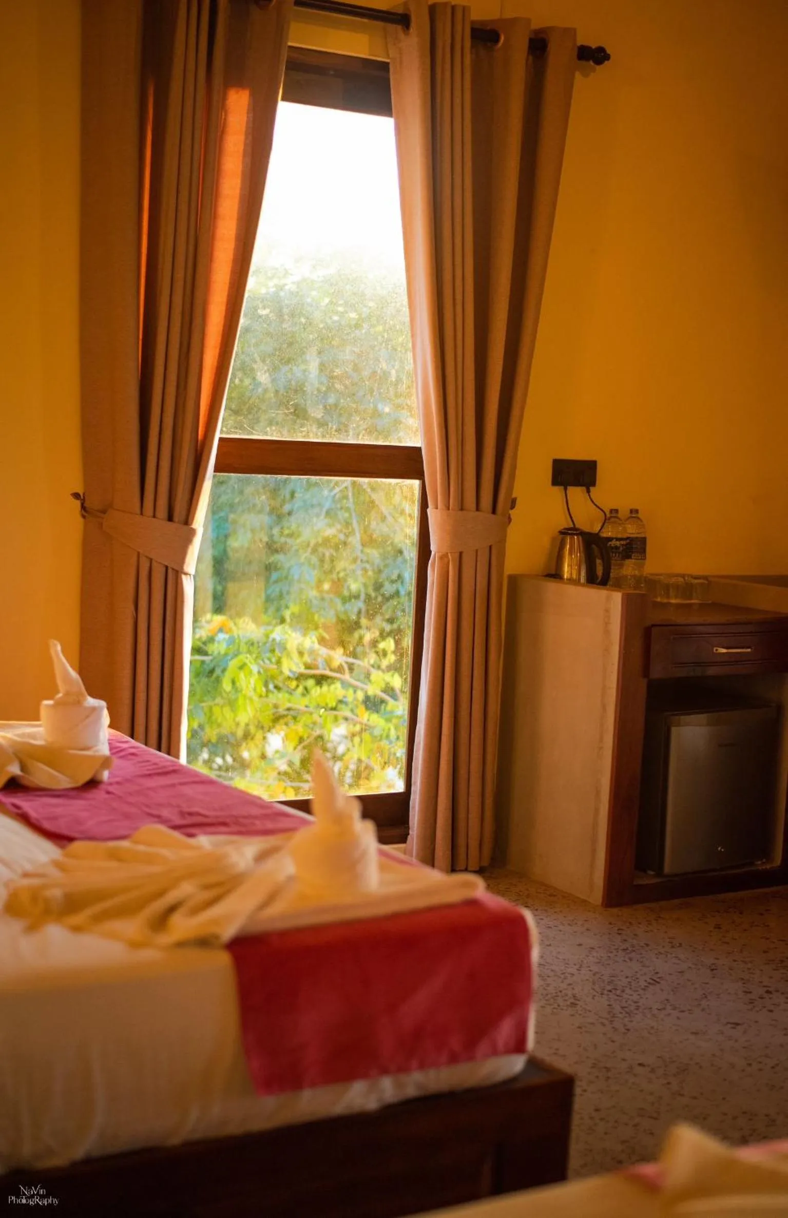 Bed in Horizon KiteSurfing Beach Resort