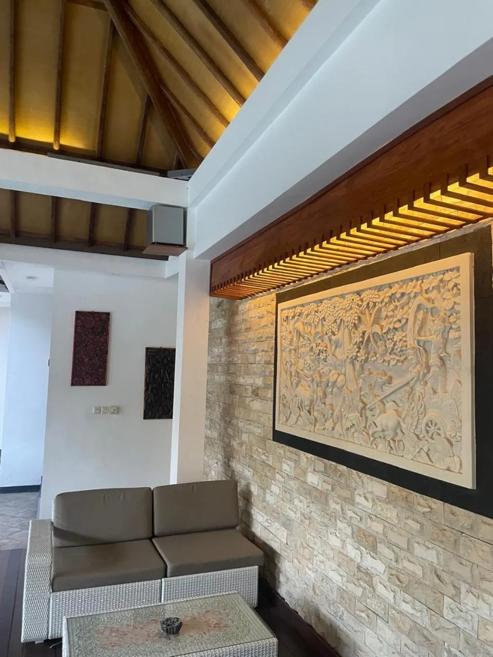 Balcony/Terrace in Villa Casablanca Surf Keramas