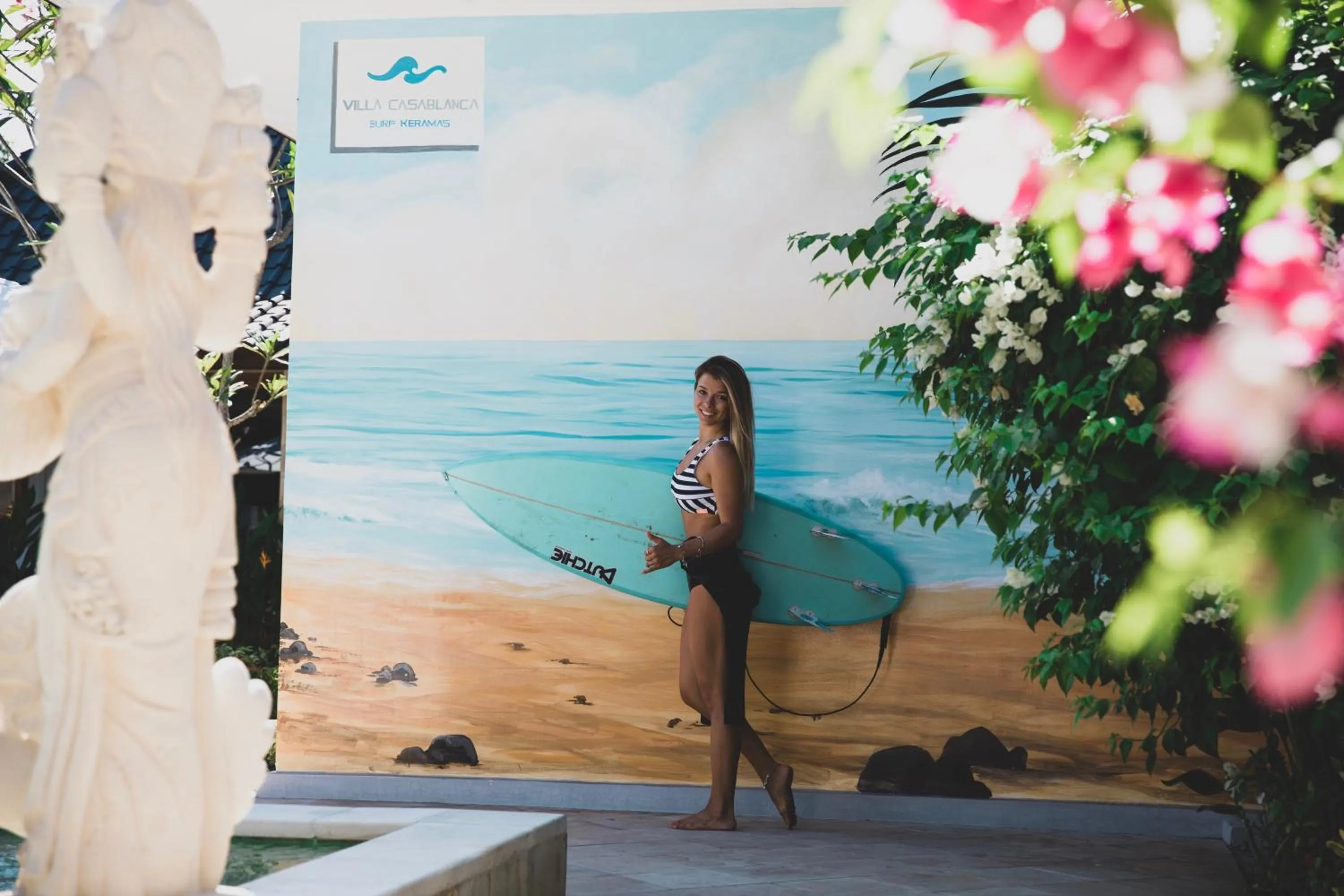 Garden in Villa Casablanca Surf Keramas