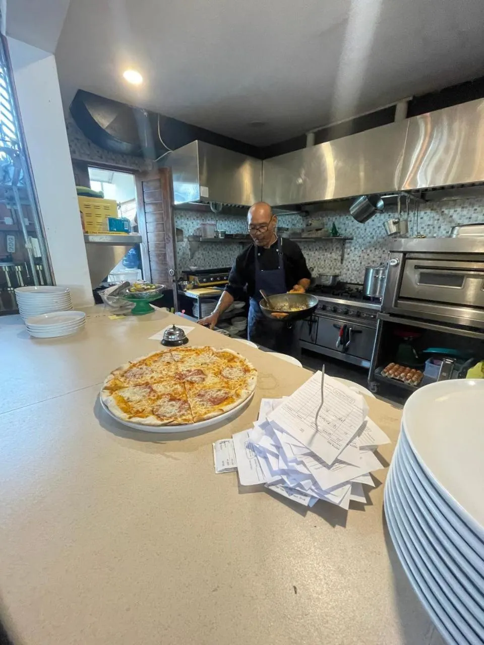 kitchen in Villa Casablanca Surf Keramas