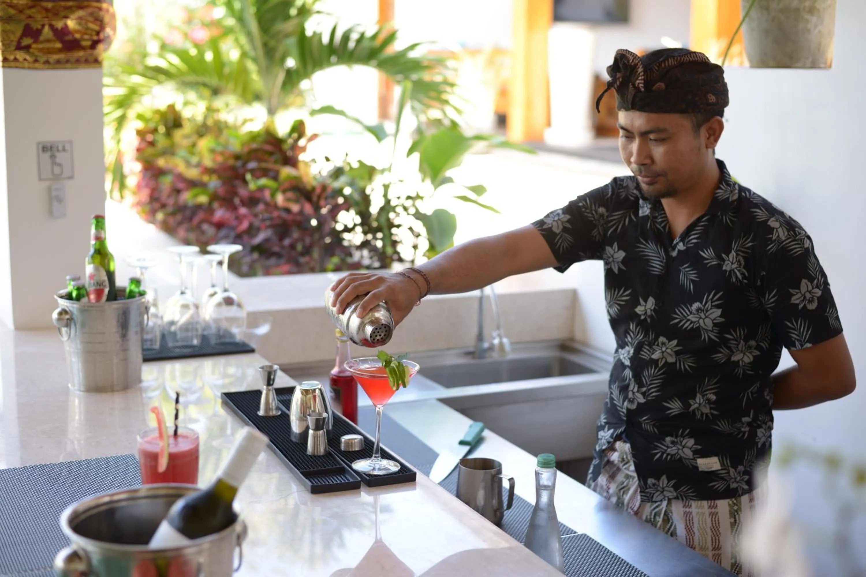 Staff in Villa Casablanca Surf Keramas