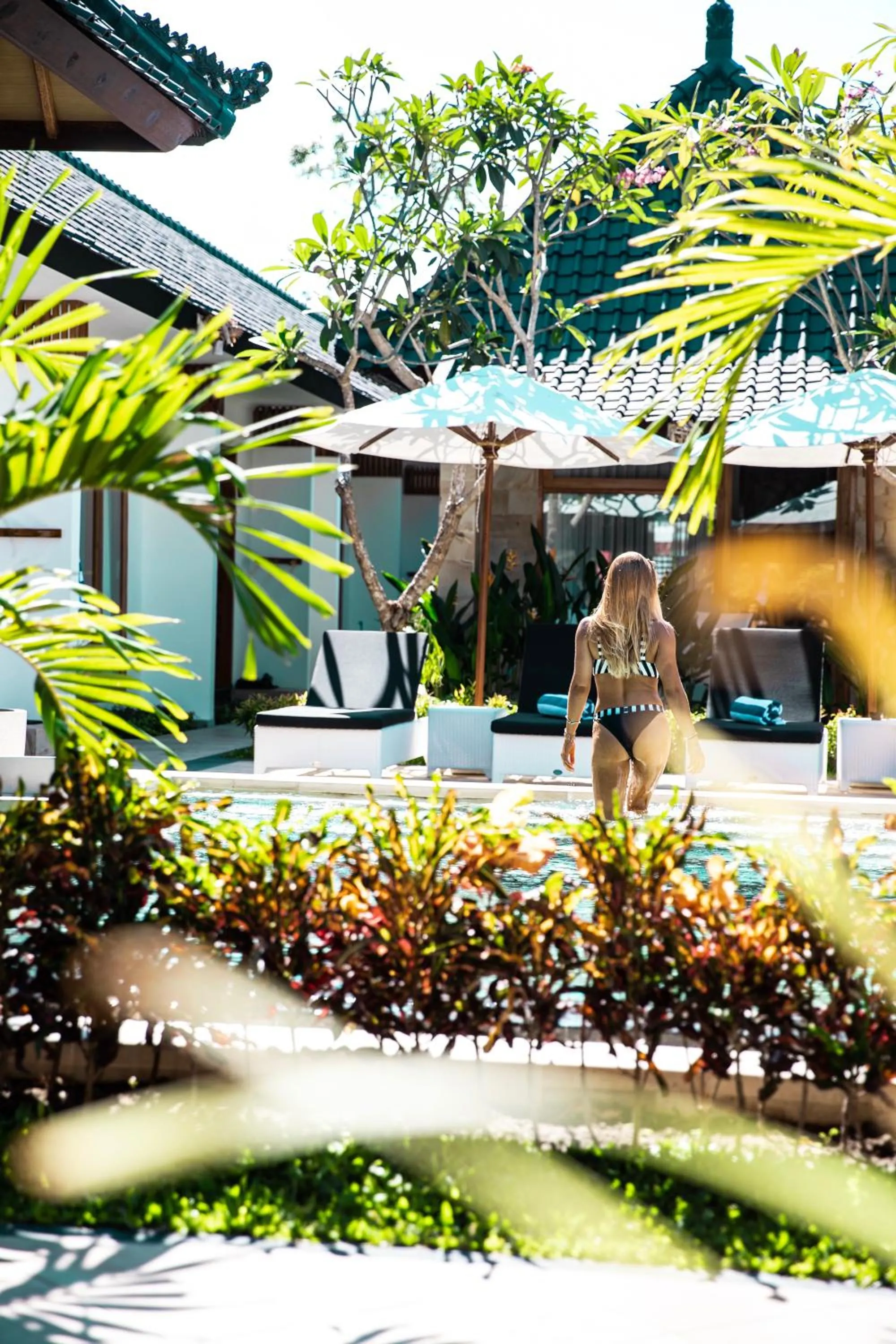 Garden in Villa Casablanca Surf Keramas