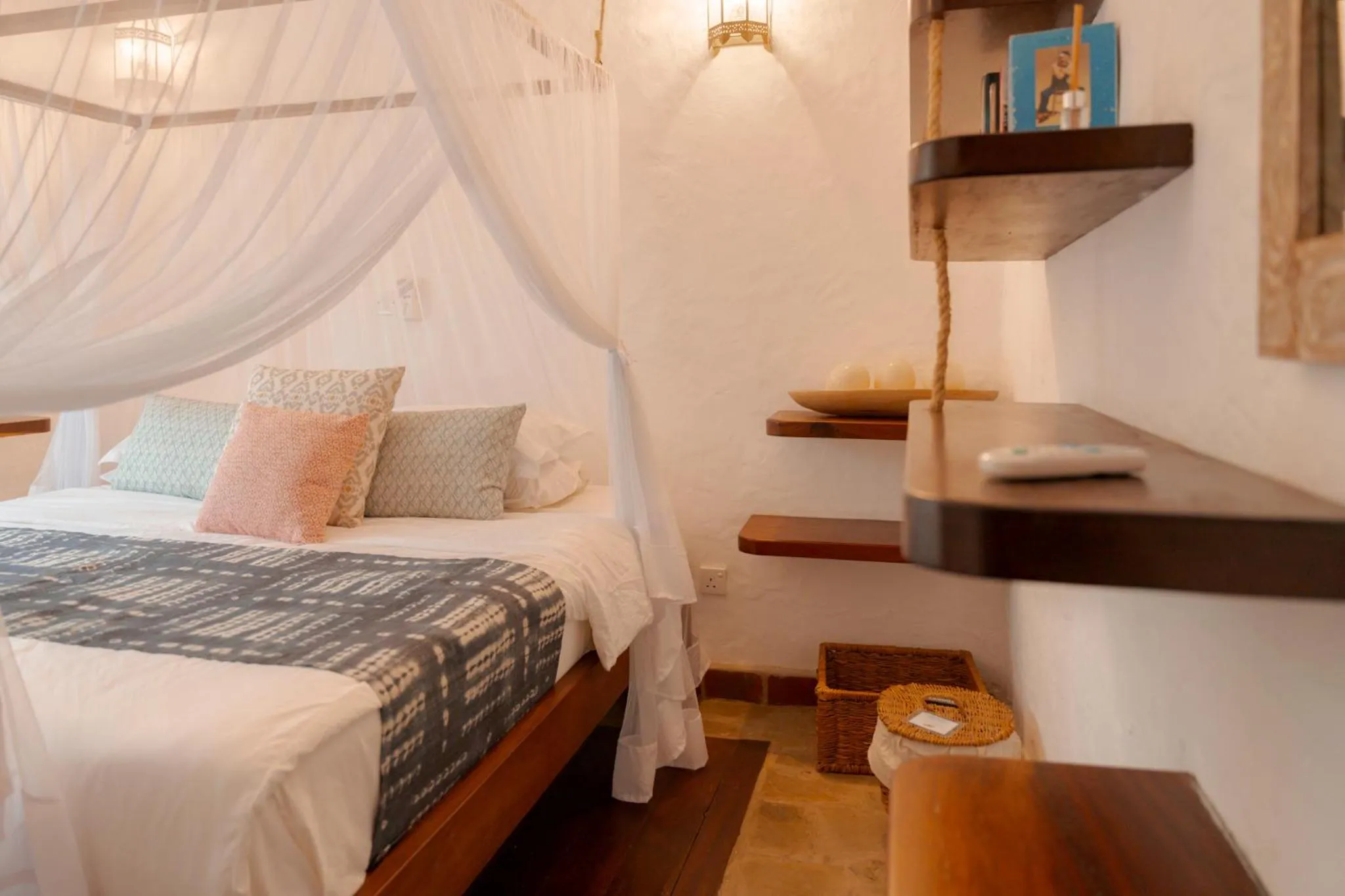 Bed in Waterlovers Beach Resort