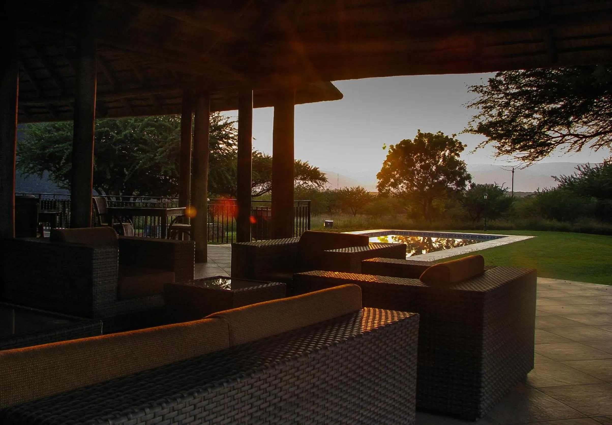 BBQ facilities in Lapeng Guest Lodge