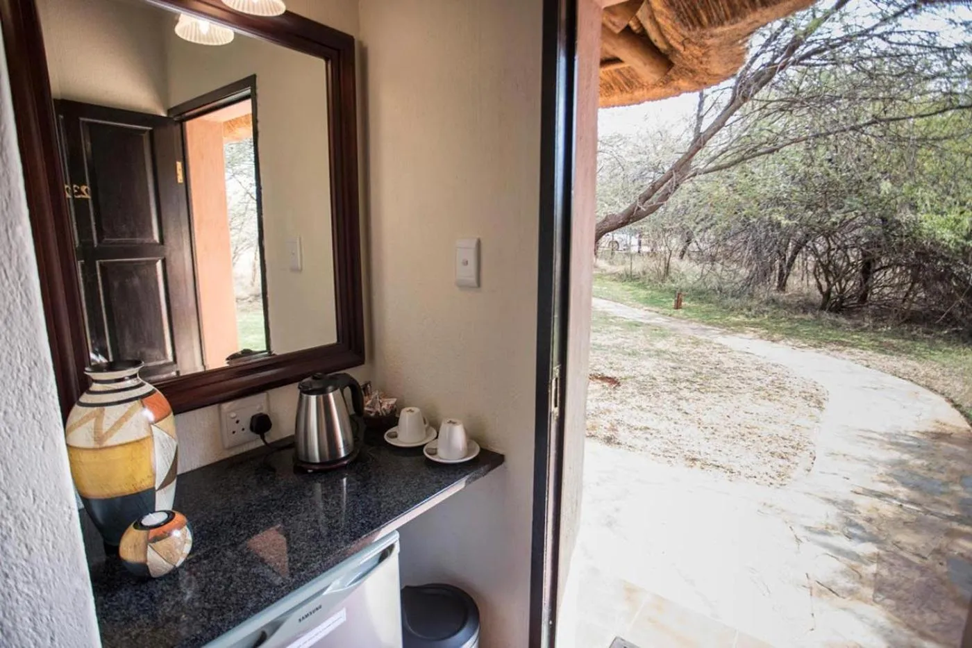 Kitchen or kitchenette in Lapeng Guest Lodge