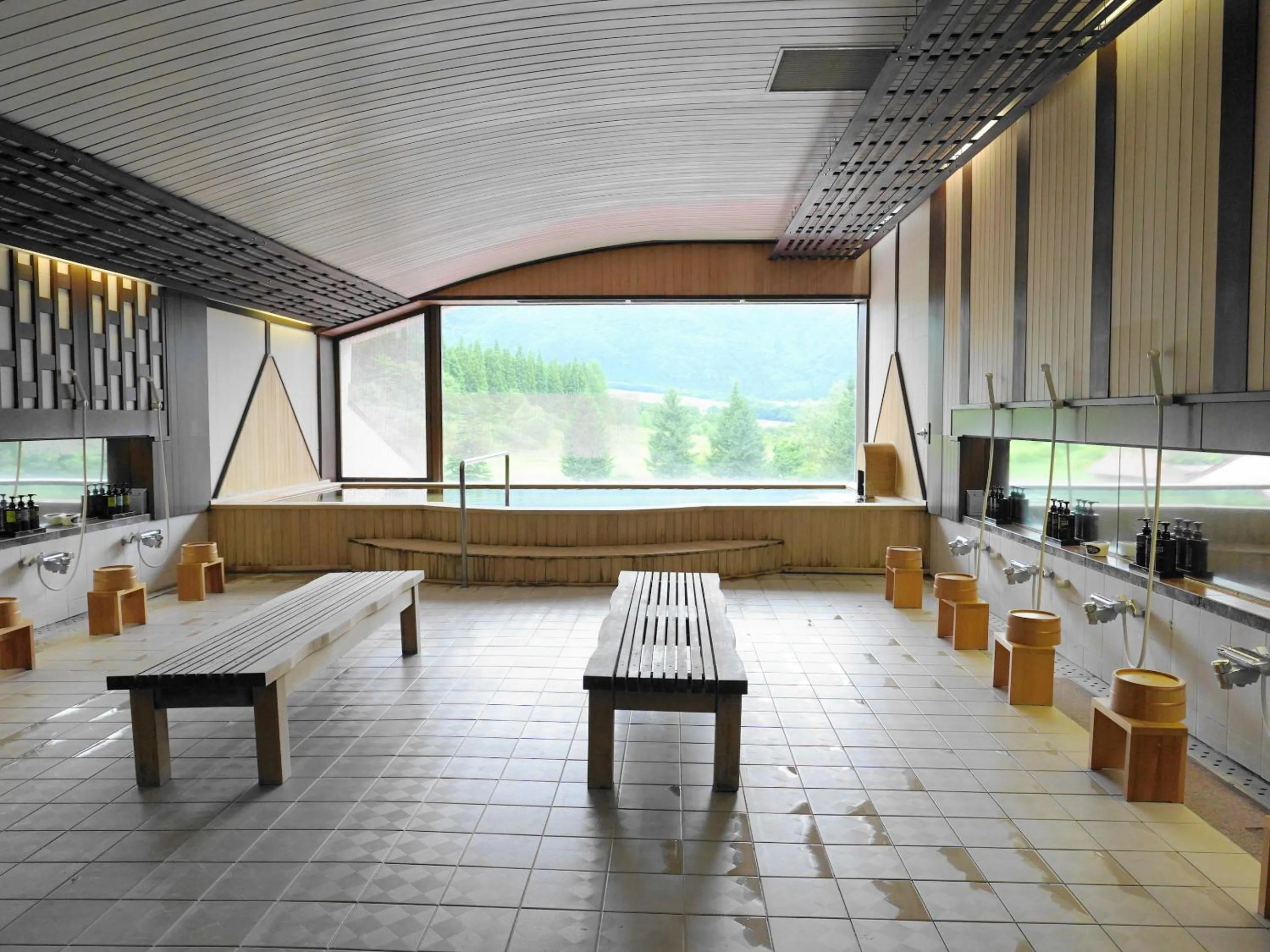 Hot Spring Bath in Hotel Onikoube