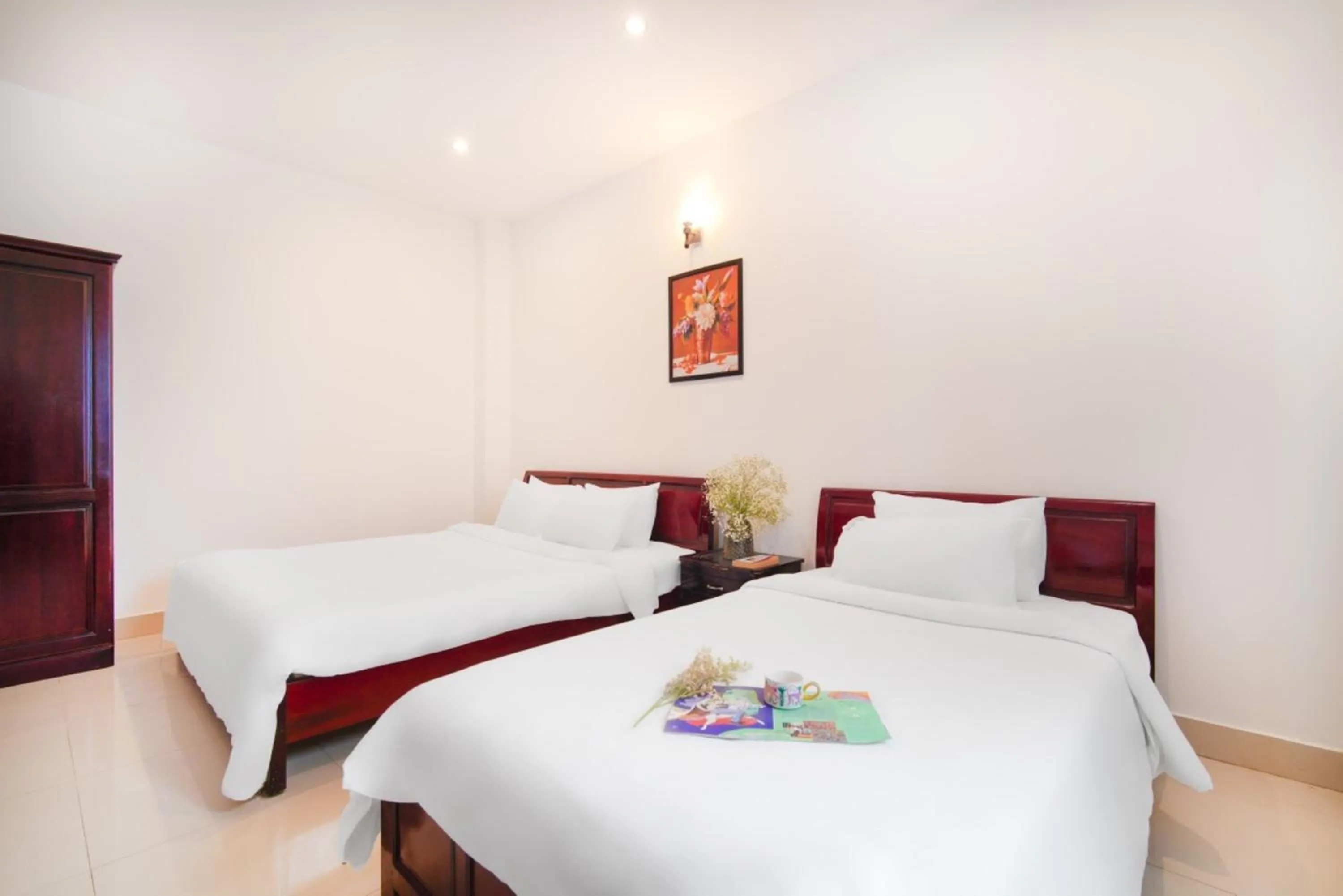 Bed in SKY APARTMENT & HOTEL