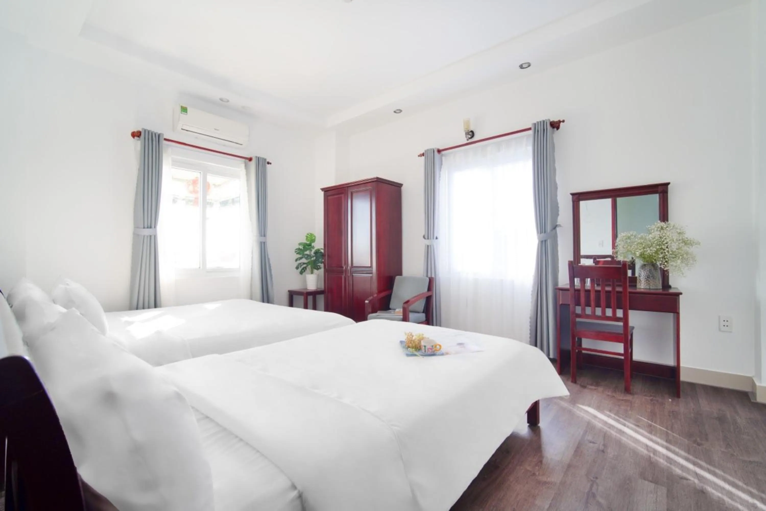 Bed in SKY APARTMENT & HOTEL