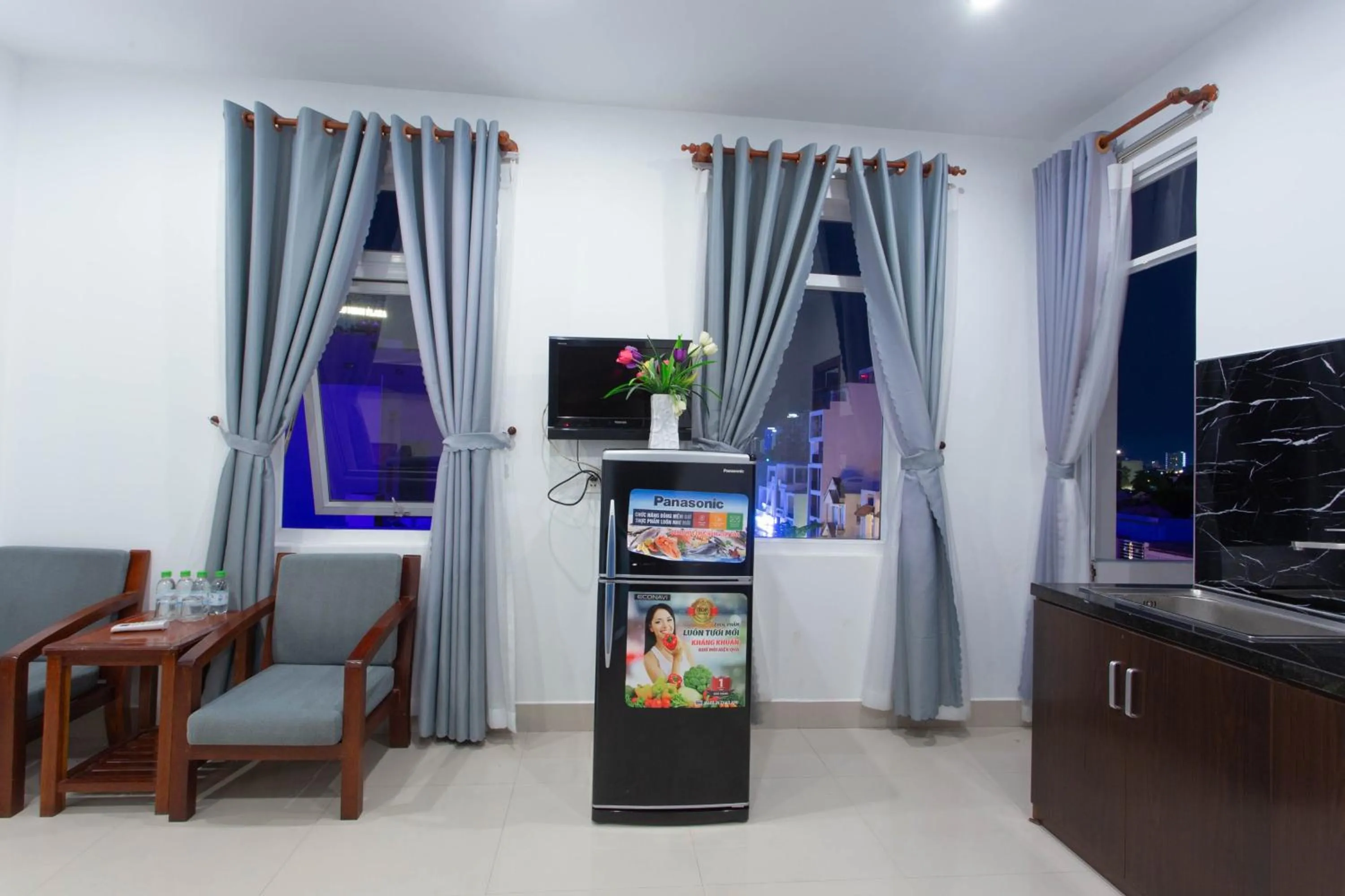 Kitchen or kitchenette in SKY APARTMENT & HOTEL