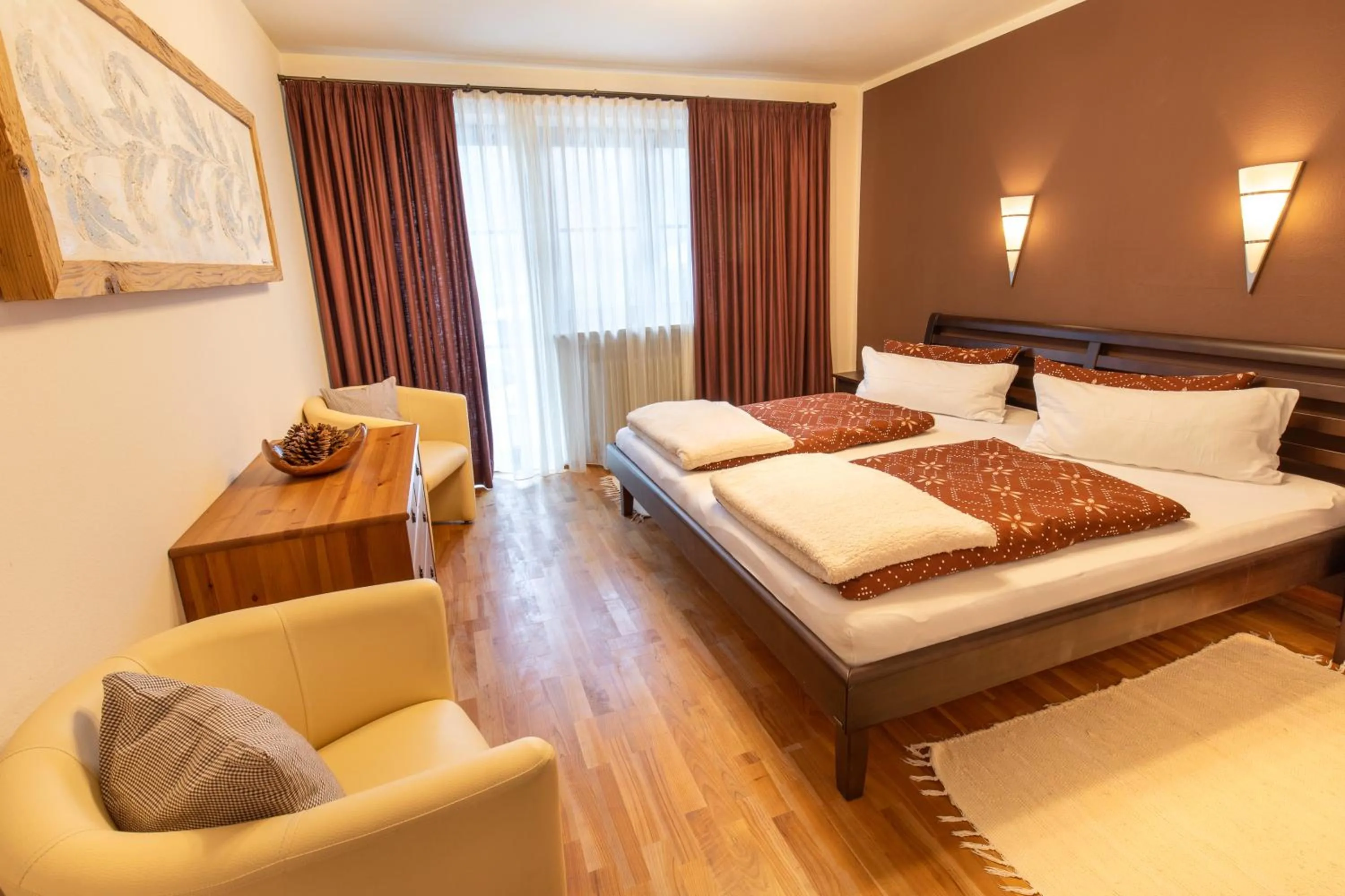 Balcony/Terrace, Bed in Landhaus Gastager