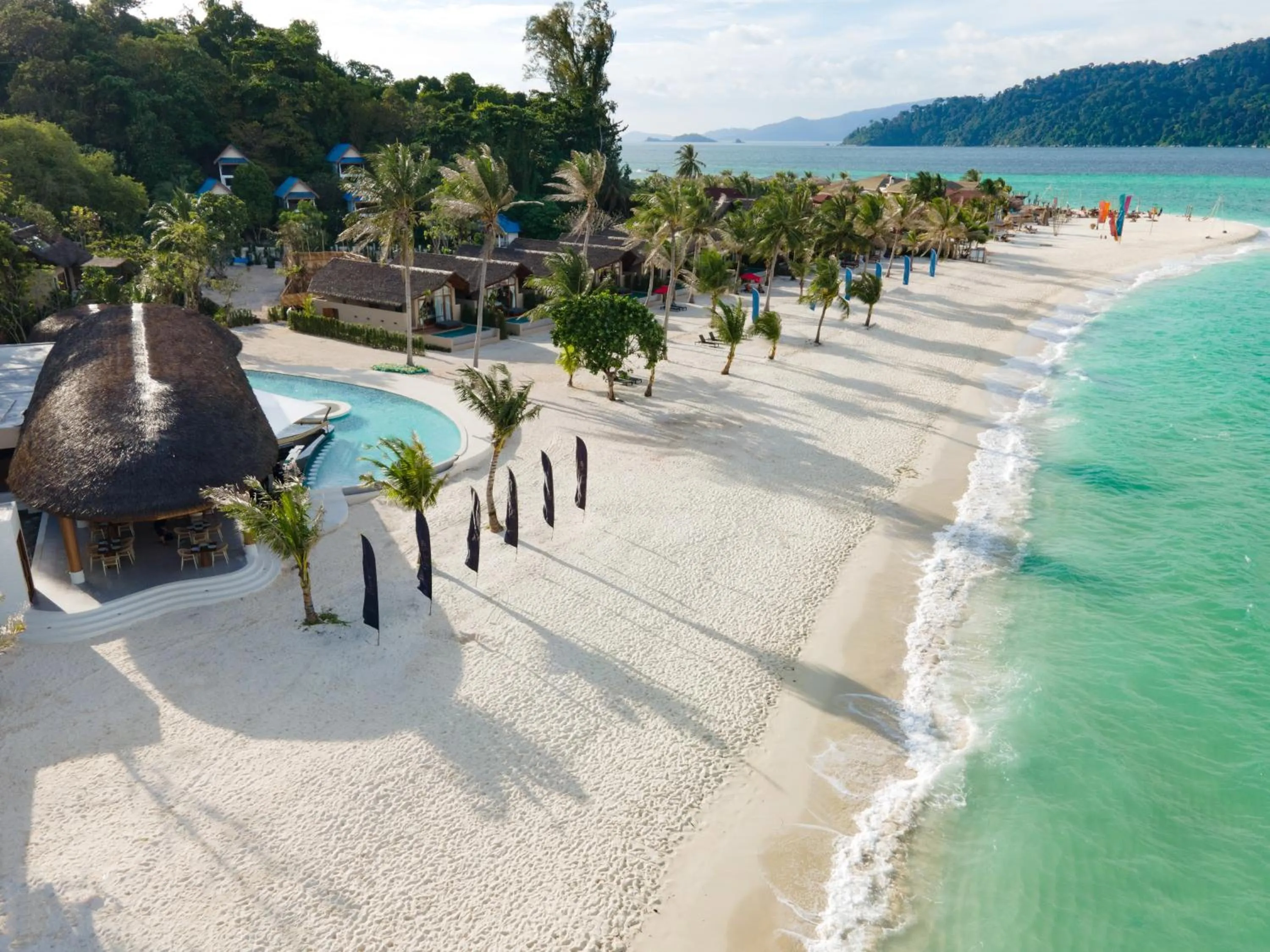 Bird's eye view in Irene Pool Villa Resort, Koh Lipe