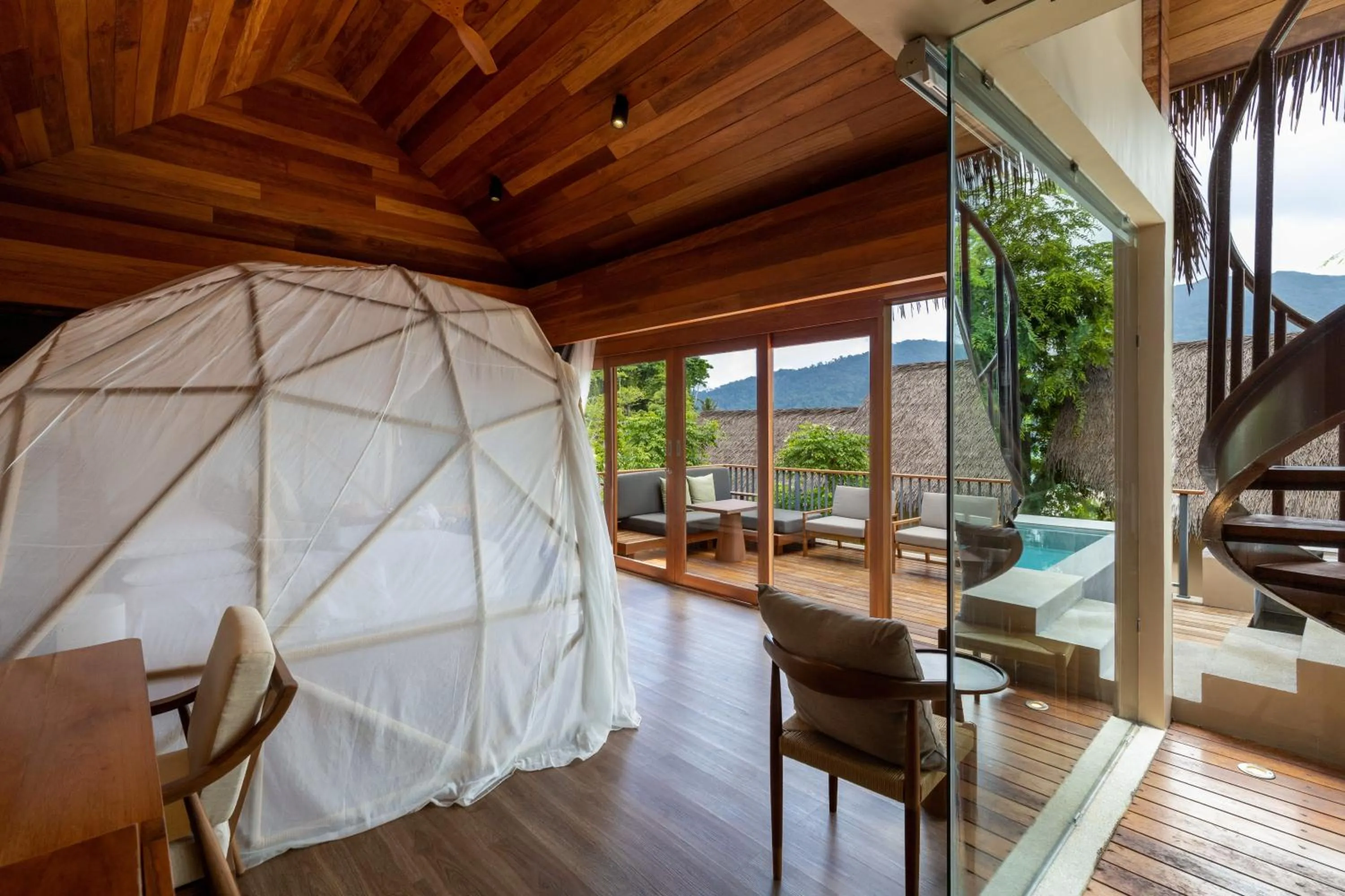 Living room in Irene Pool Villa Resort, Koh Lipe