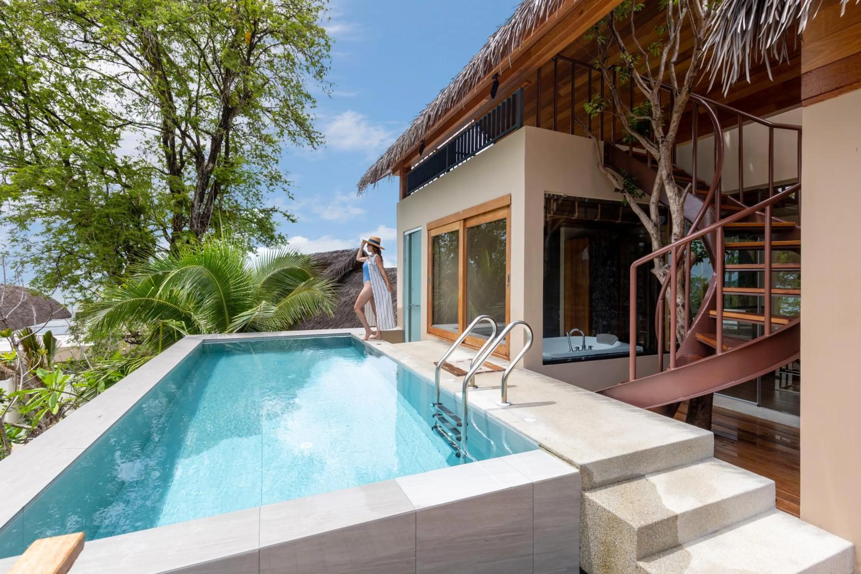 Swimming pool in Irene Pool Villa Resort, Koh Lipe