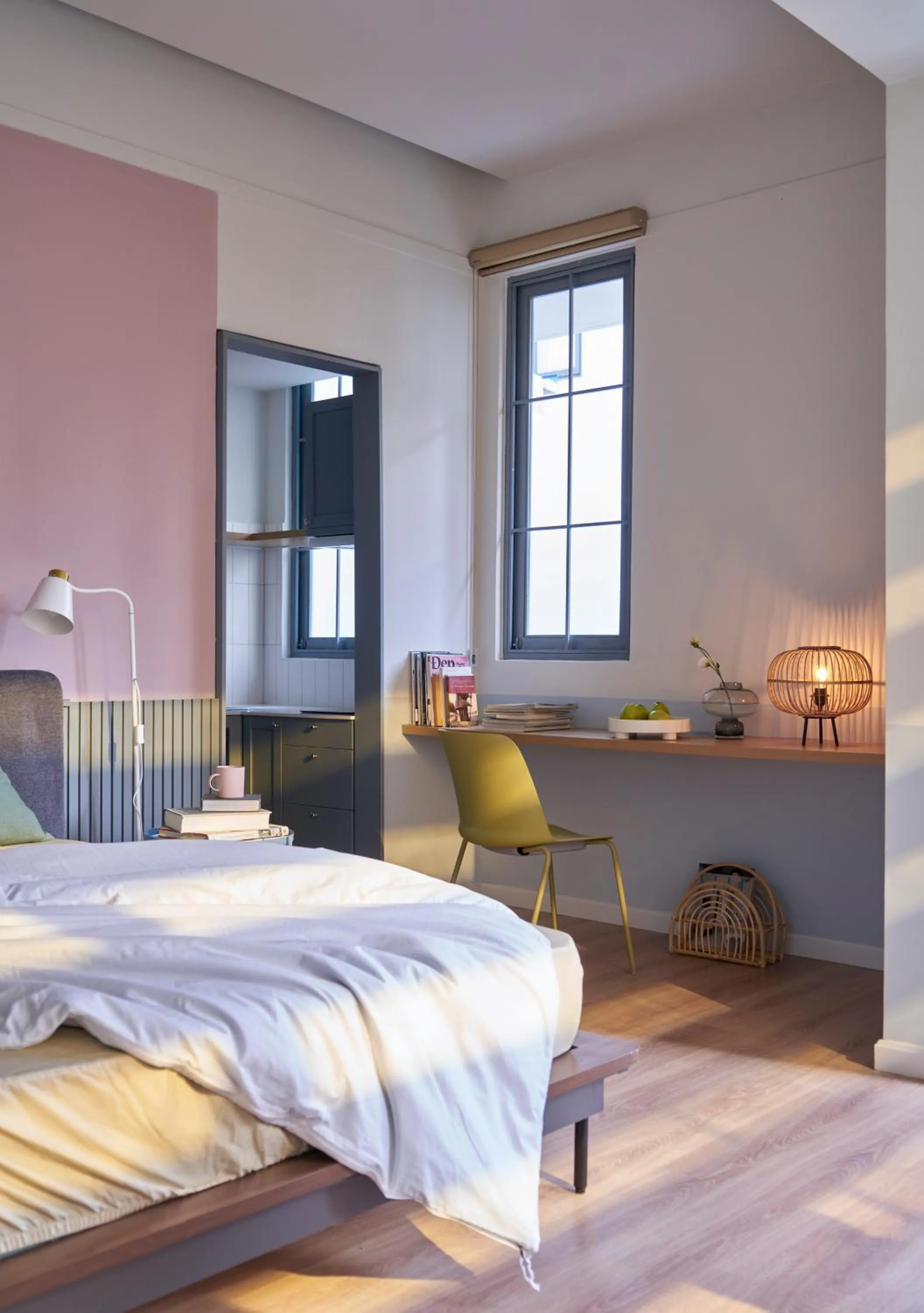 View (from property/room), Bed in M Village Living Lý Chính Thắng