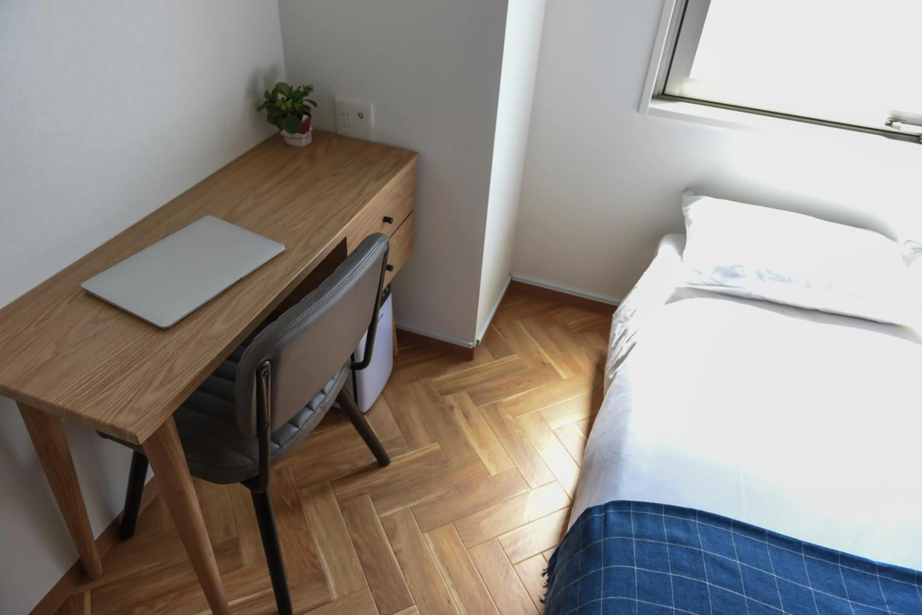 Bed in HOTEL WAN OSAKA EBISU