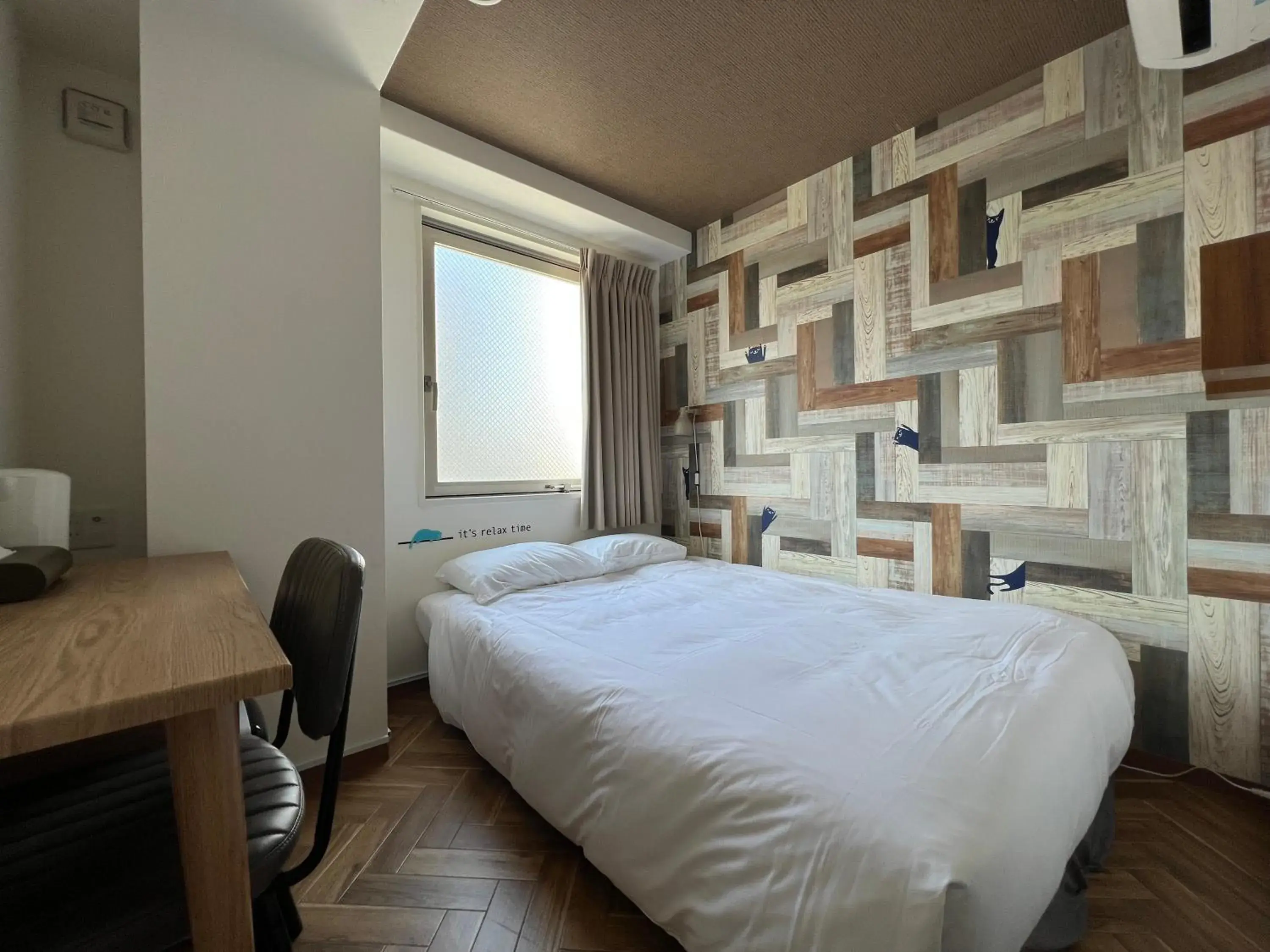 Bed in HOTEL WAN OSAKA EBISU Bed in HOTEL WAN OSAKA EBISU