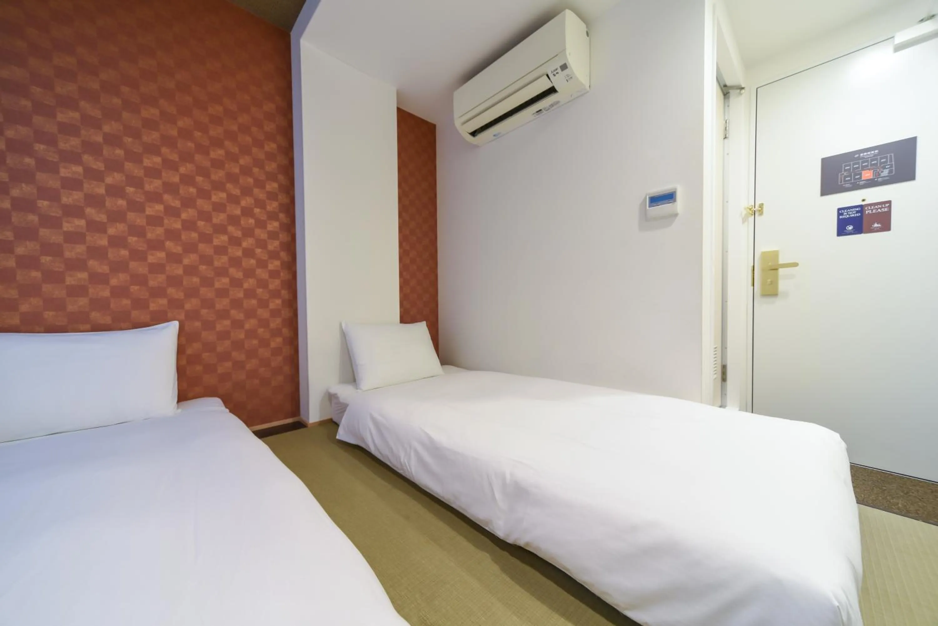 Bed in HOTEL WAN OSAKA EBISU