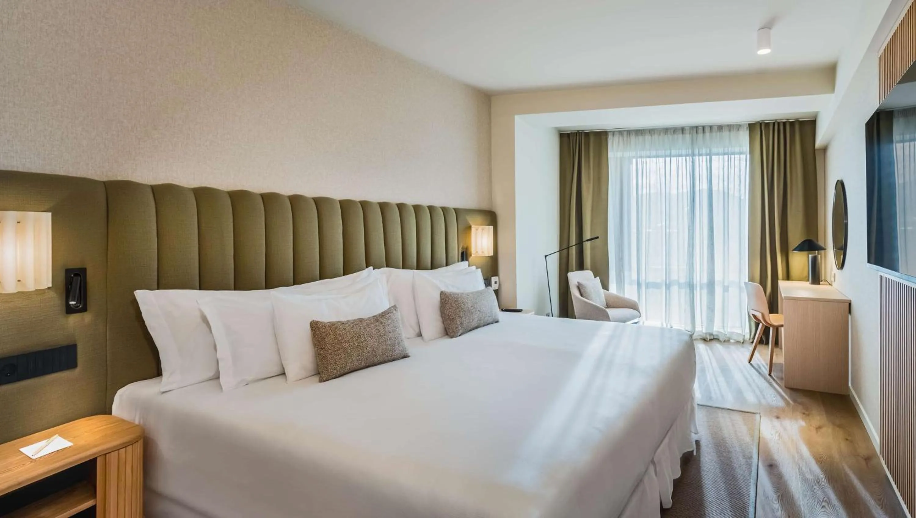 Bed in Barceló Bilbao Nervión